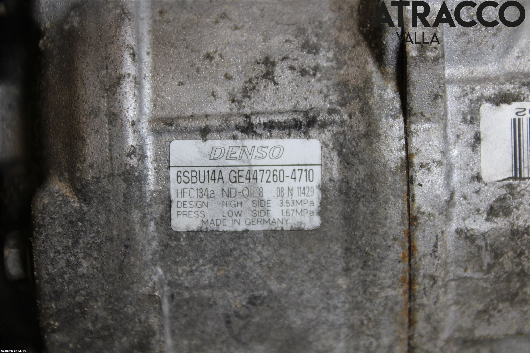 BMW 1 F20/F21 11-19 Varme Ac Kompressor