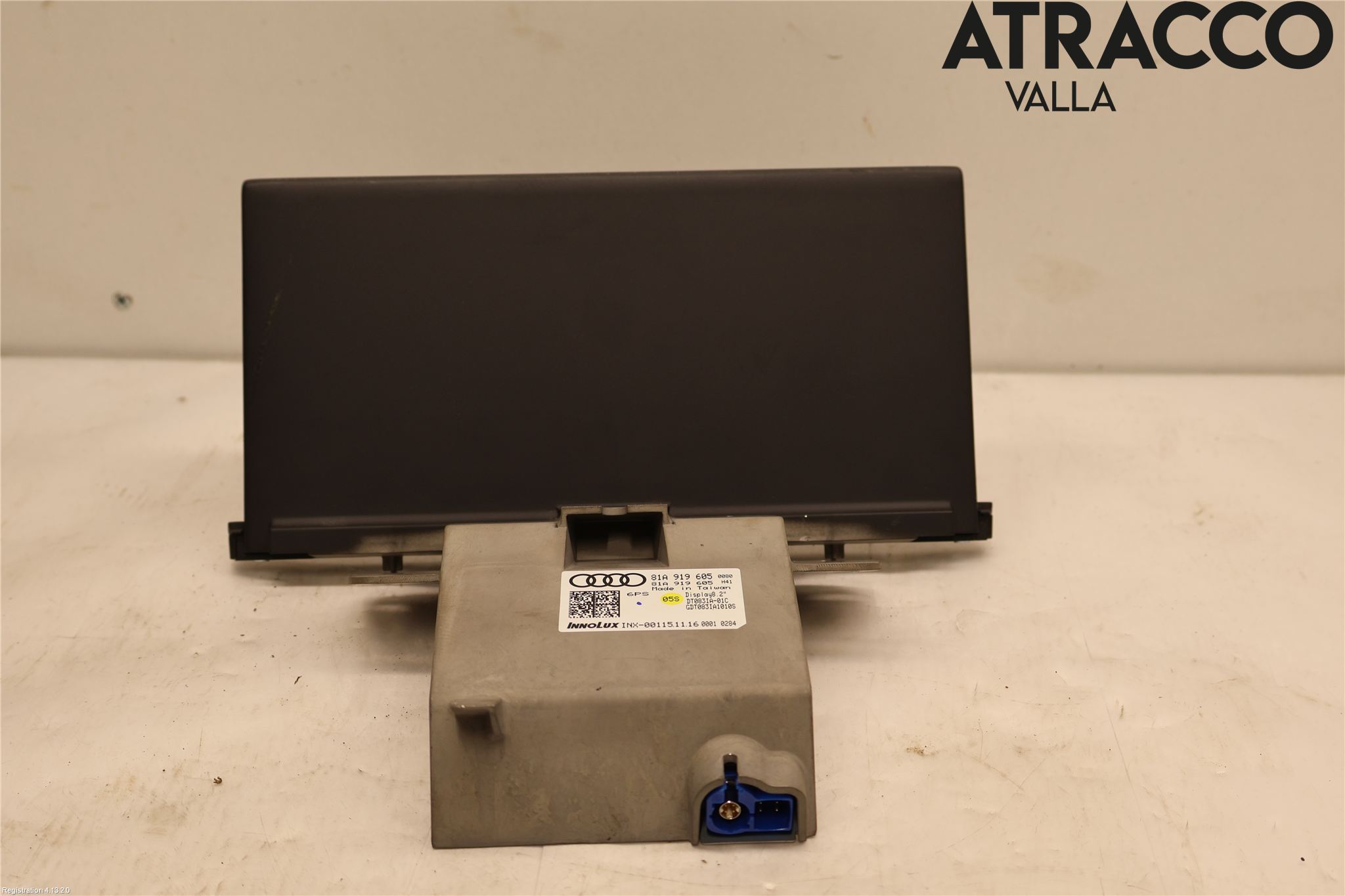 Audi Q2/SQ2 17- Instr Skjerm Dvd-Gps-Ac-Tlf
