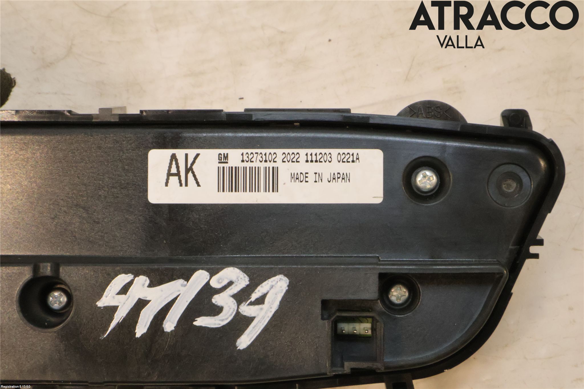 Opel INSIGNIA 09-16 Varme Ac Betjening-Display