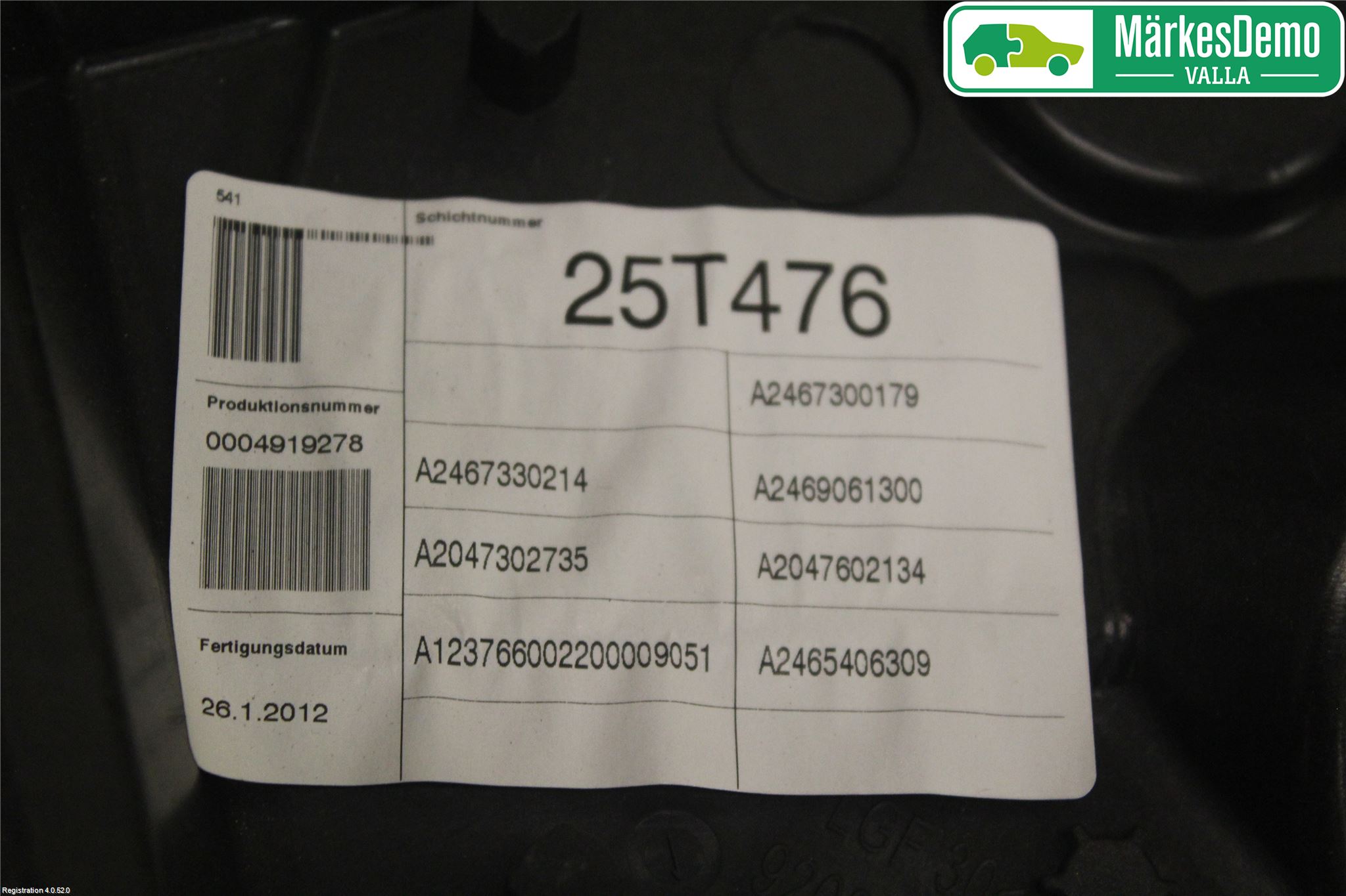 Mercedes-Benz MB B-KLASS (W246/W242) 12-19 Vindusheis El Komp