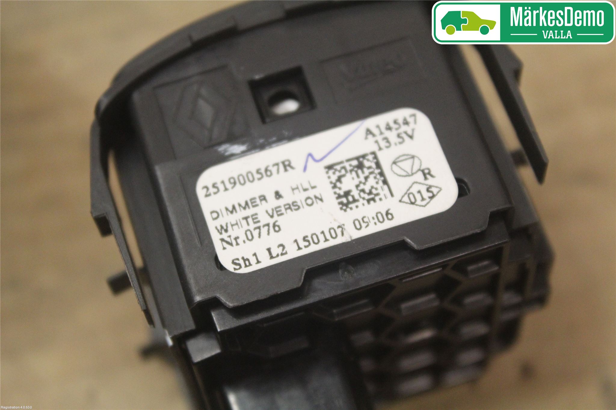 Renault CLIO IV 12-16 Frontlykt Lysspredderreg