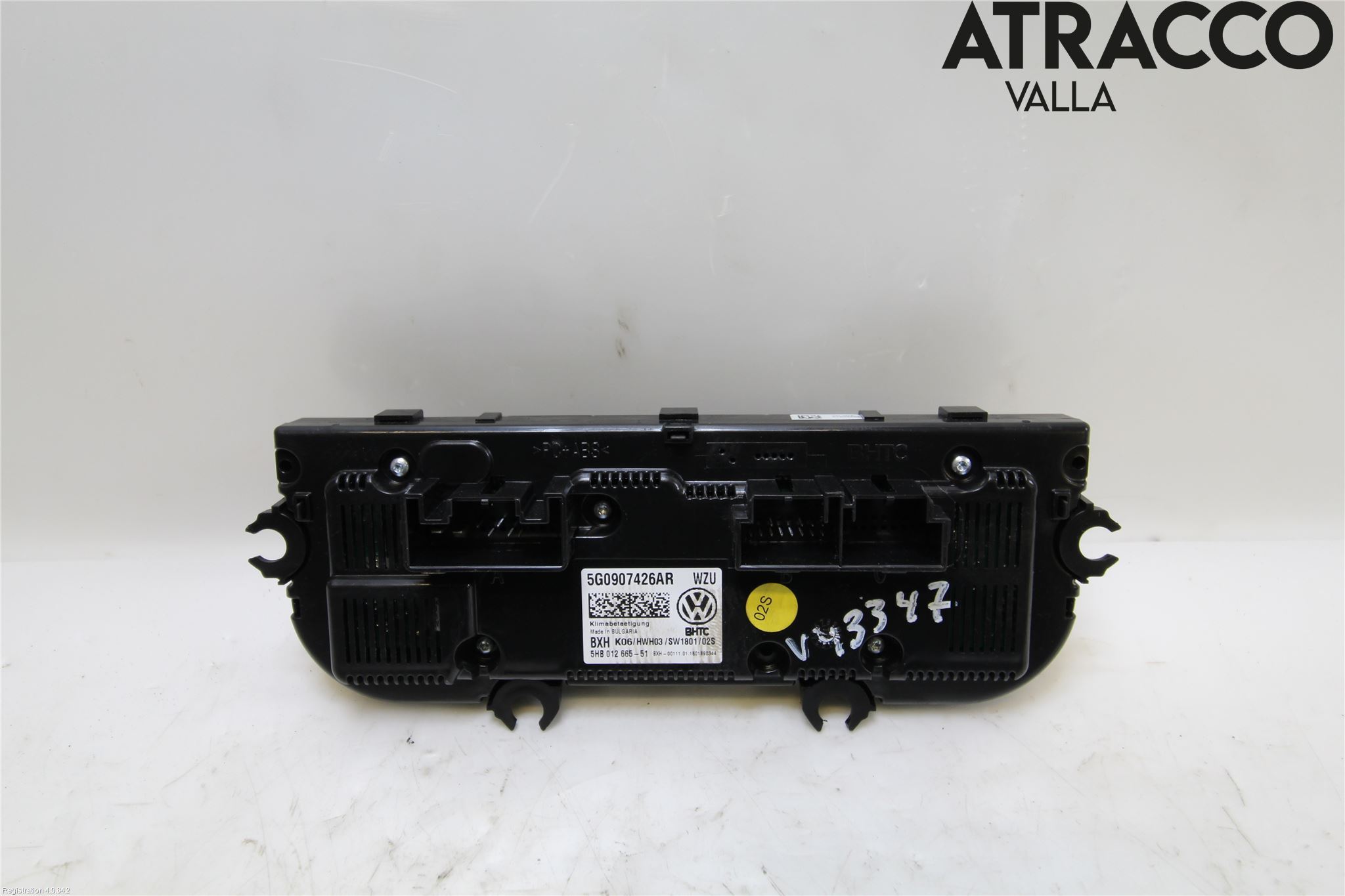 Volkswagen VW GOLF / E-GOLF VII 13-20 Varme Ac Betjening-Display