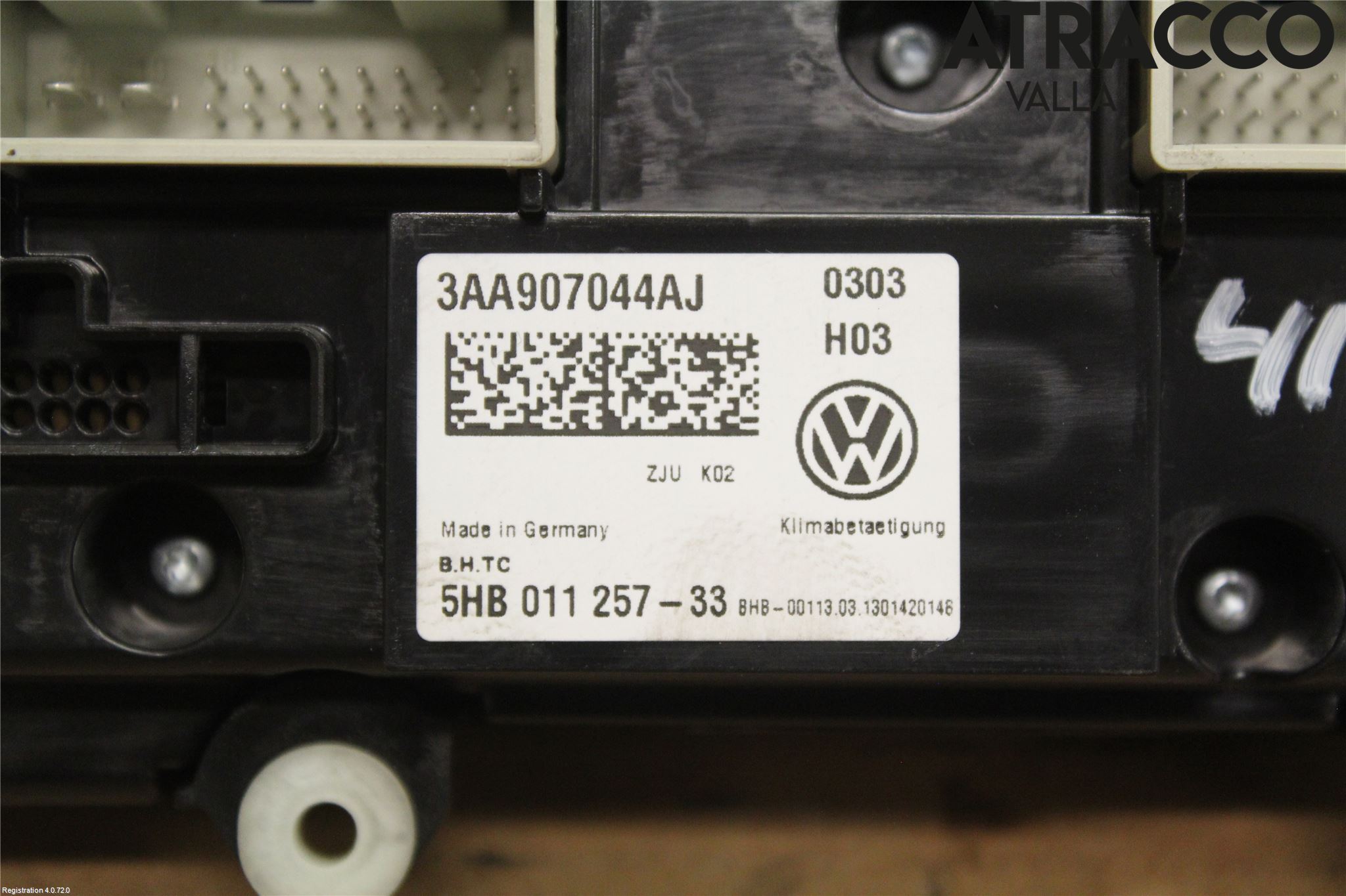 Volkswagen VW PASSAT 11-14 Varme Ac Betjening-Display