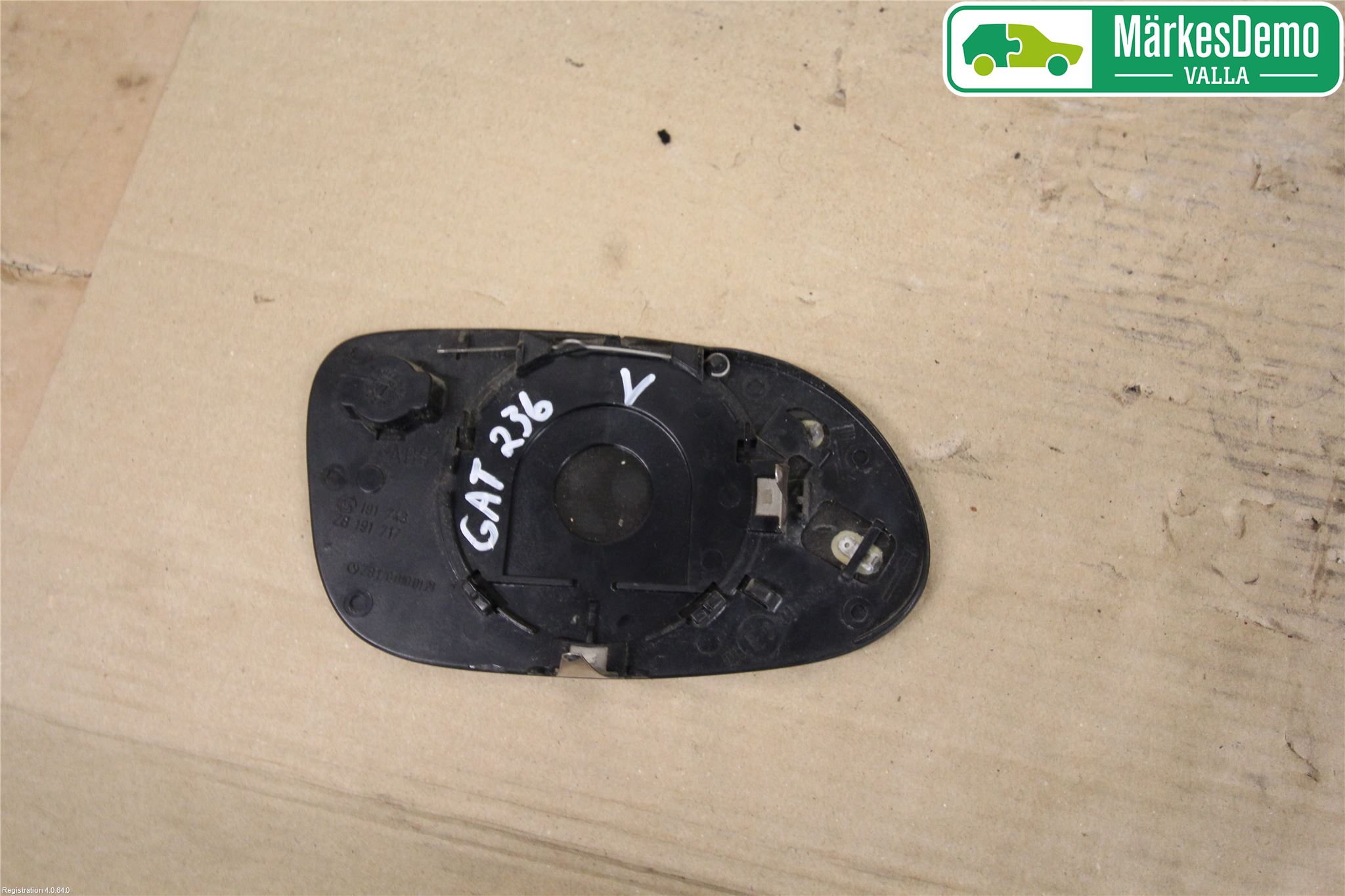 Mercedes-Benz MB A-KLASS (W168) 98-04 Speil Glass V