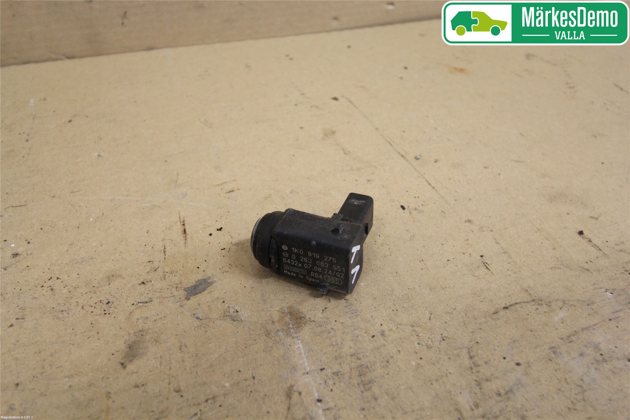 Volkswagen VW GOLF V 04-09 Sensor Ryggesensor