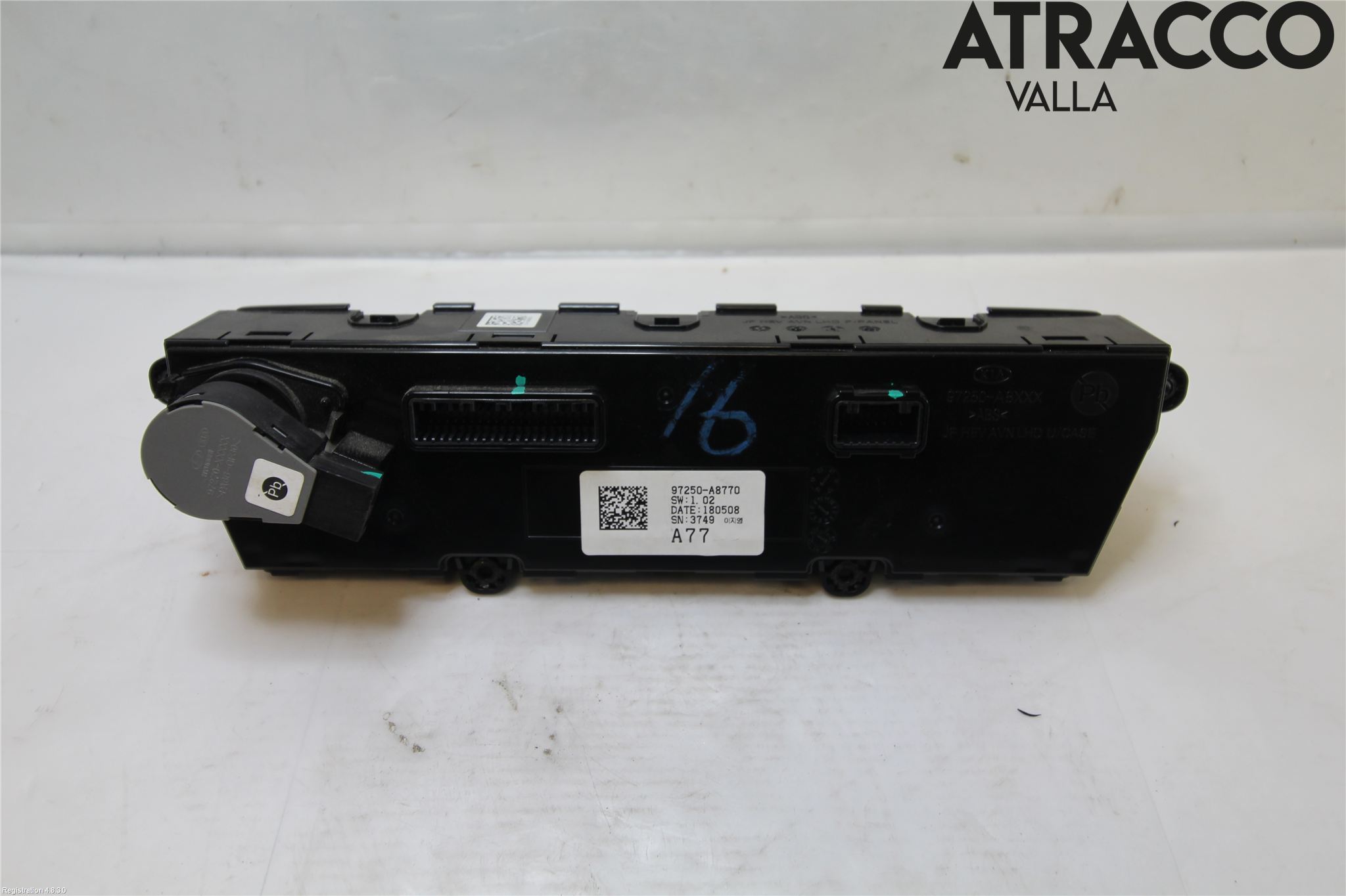 Kia OPTIMA 16-20 Varme Ac Betjening-Display
