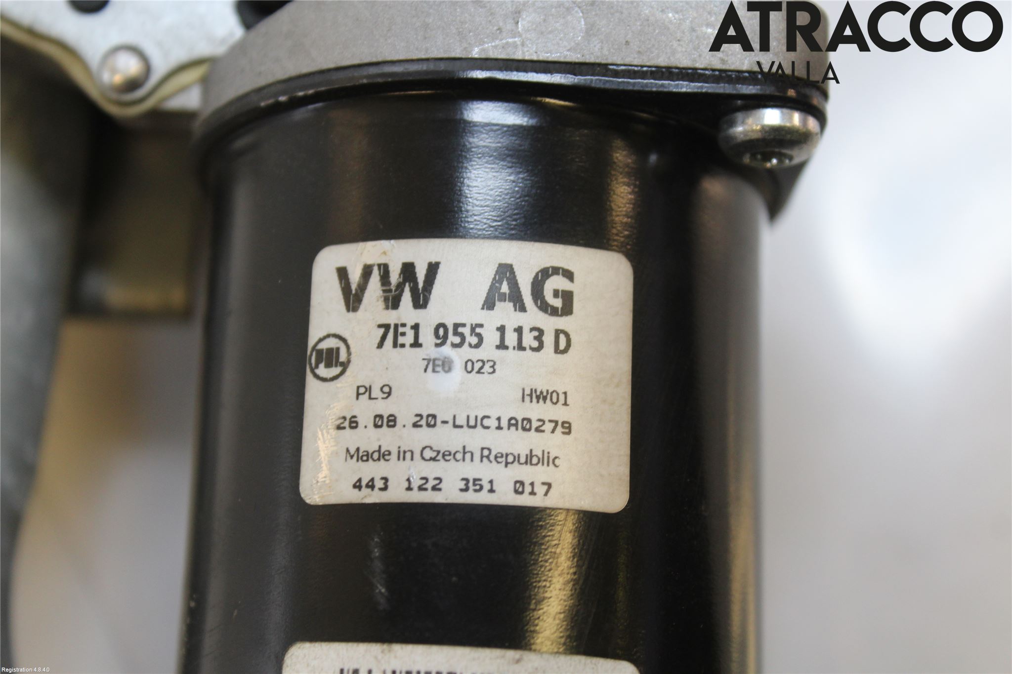 Volkswagen VW TRANSP/CARAVELLE (T6) 16-22 Viskermotor Frontrute