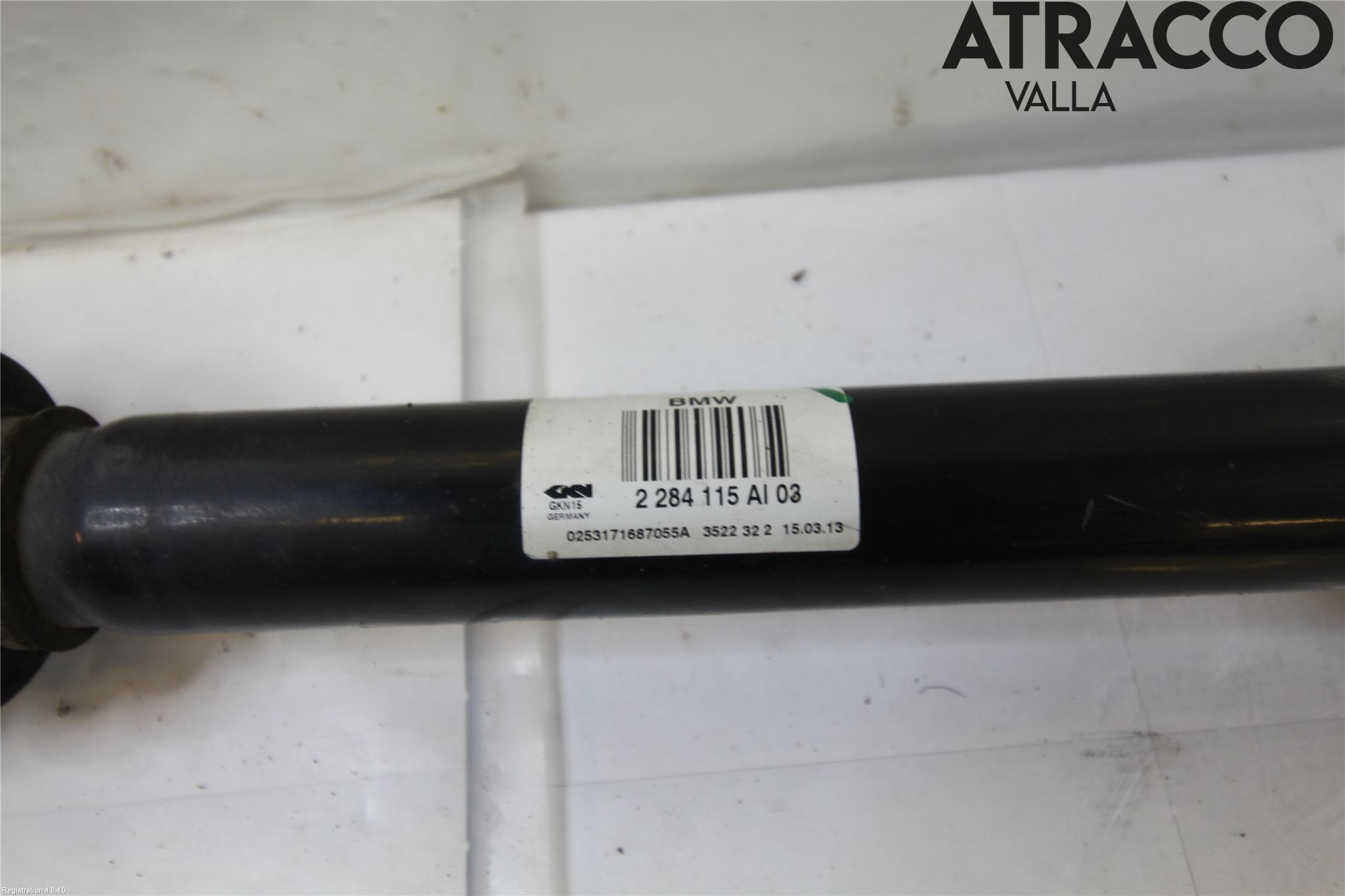 BMW 5 F10/F11/F18 09-17 Drivaksel Bak Kompl Venstre