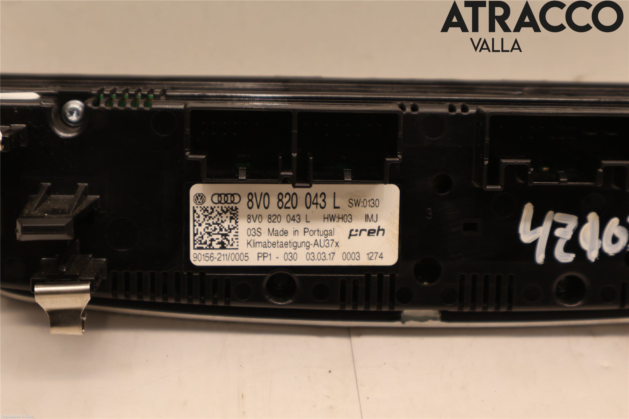 Audi Q2/SQ2 17- Varme Ac Betjening-Display
