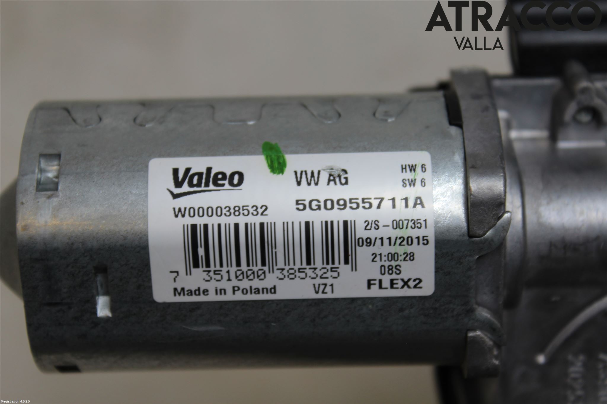 Volkswagen VW GOLF / E-GOLF VII 13-20 Viskermotor Bakluke