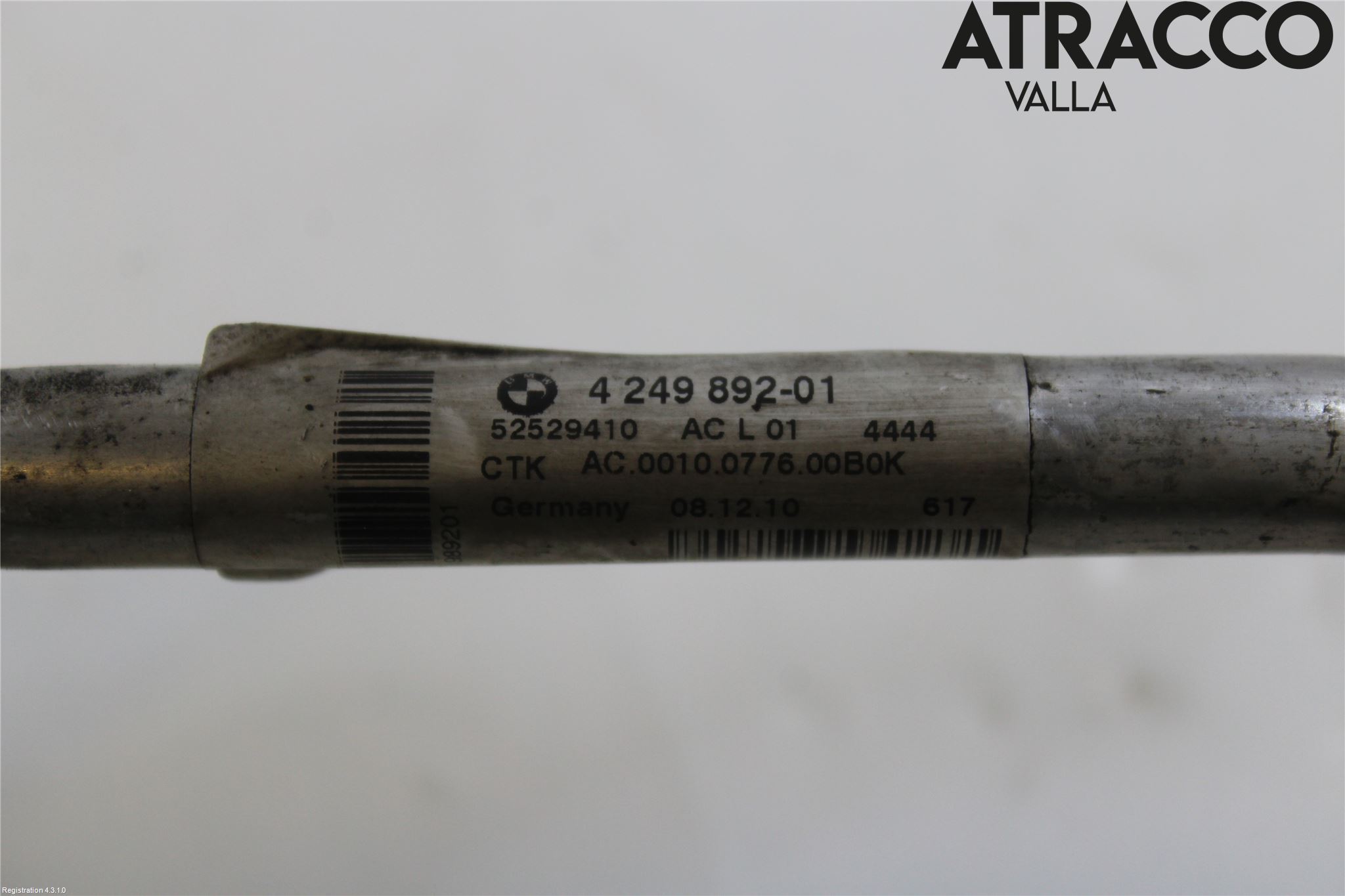 BMW 5 F10/F11/F18 09-17 Varme Ac Slange - Rør