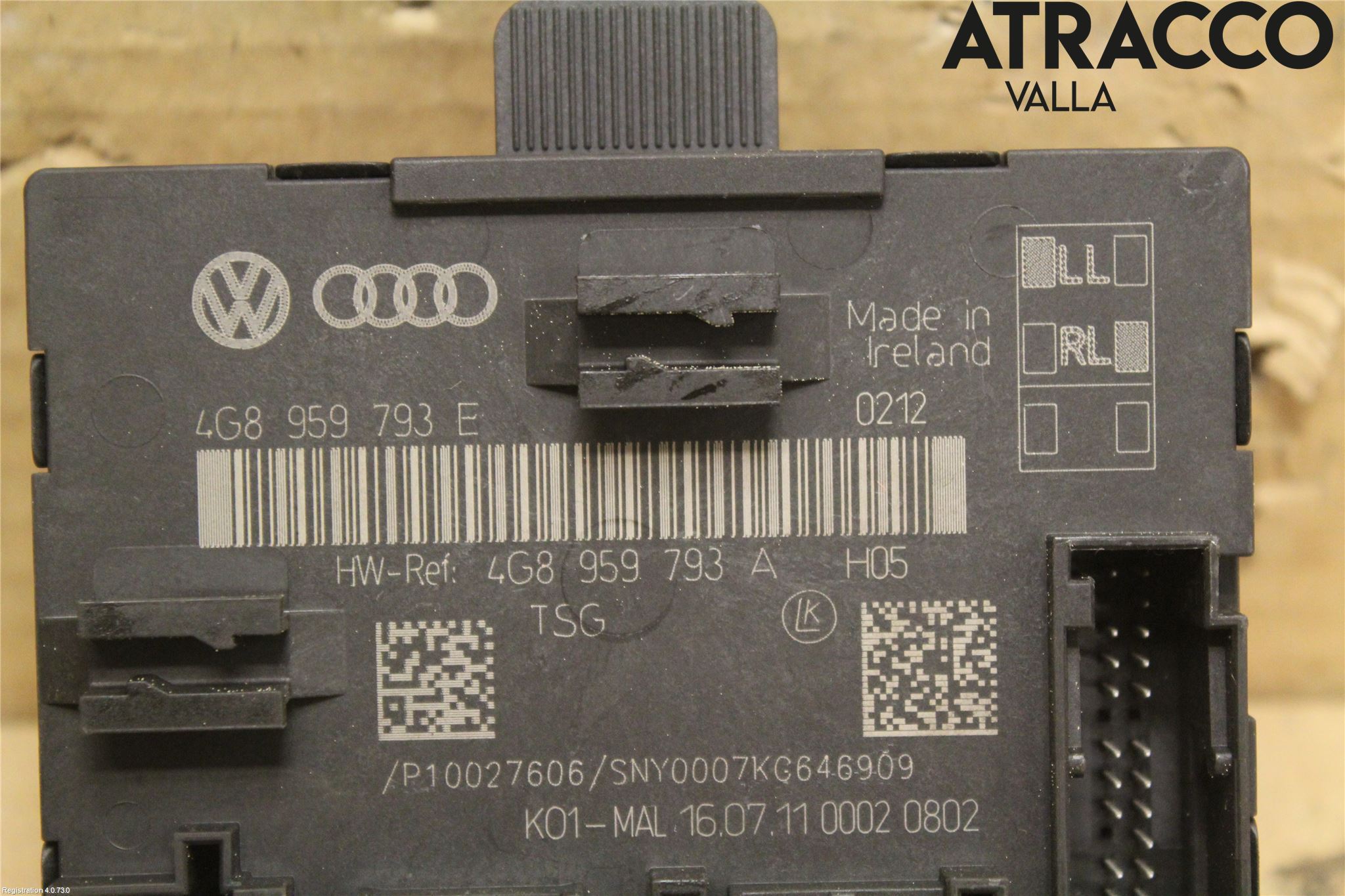 Audi A6/S6 4G 11-18 Styreenhet Dør