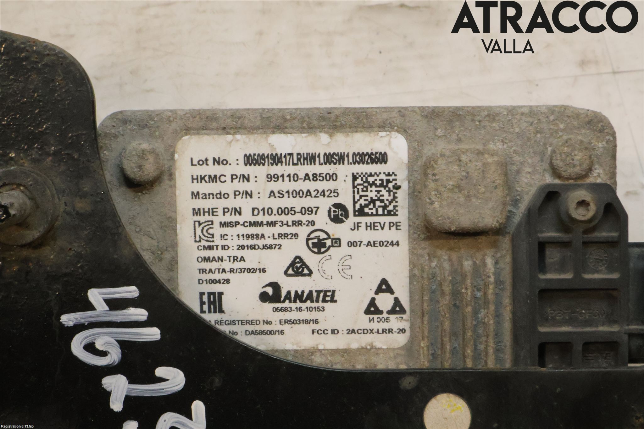 Kia OPTIMA 16-20 Sensor Kollisjonsbeskyttelse