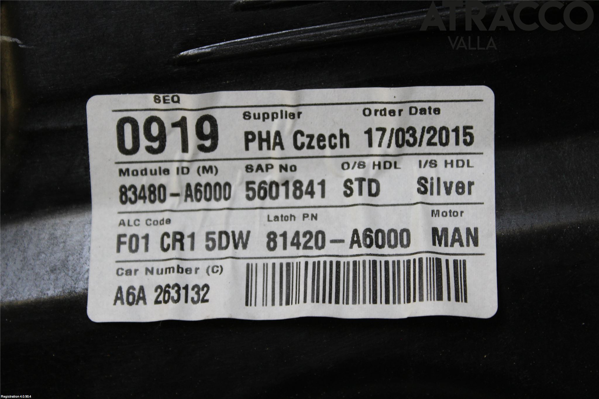 Hyundai i30 GD 13-17 Vindusheissett