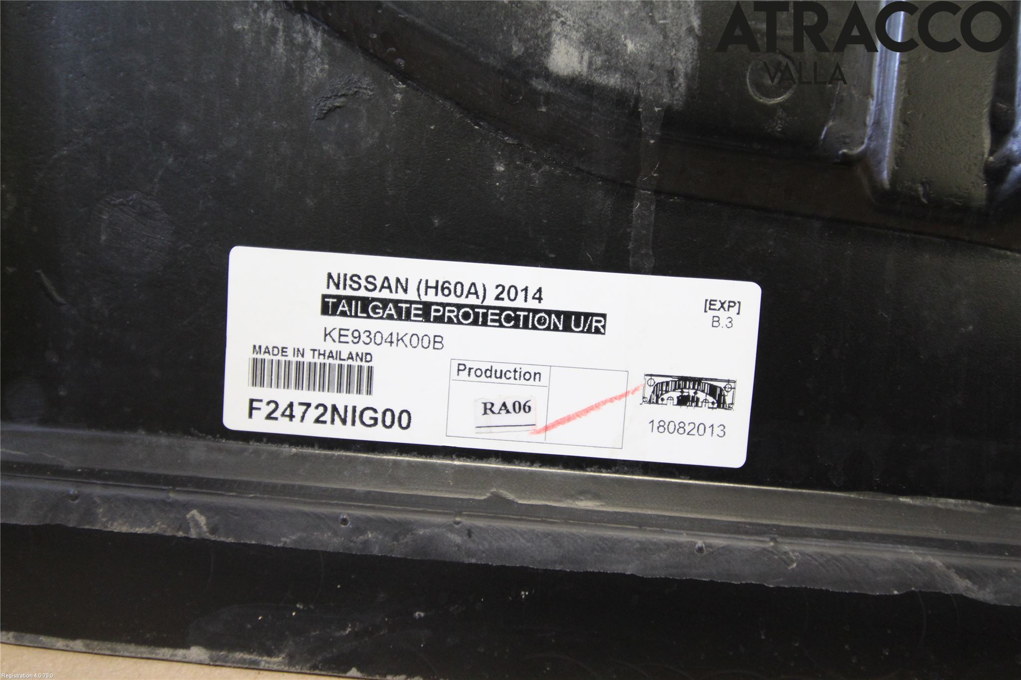 Nissan NAVARA, TREK-1 17-21 Lasteplan Luke Bak