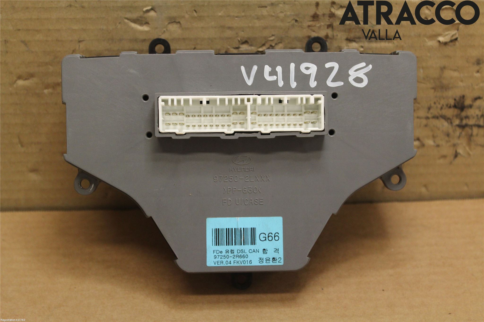 Hyundai i30 FD 07-12 Varme Ac Betjening-Display