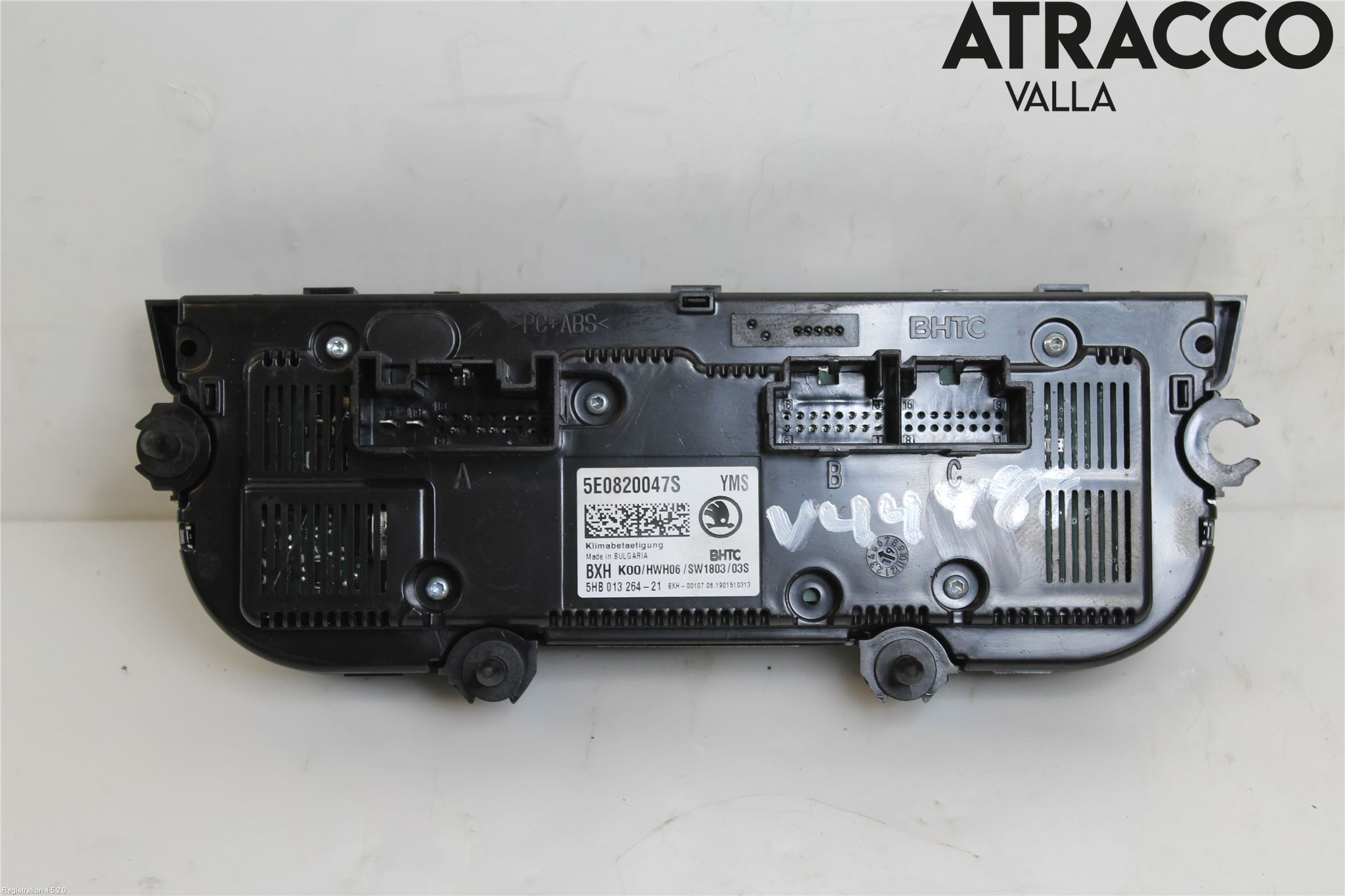 Skoda OCTAVIA (5E) 13-20 Varmeapparat Panel(Regulering)