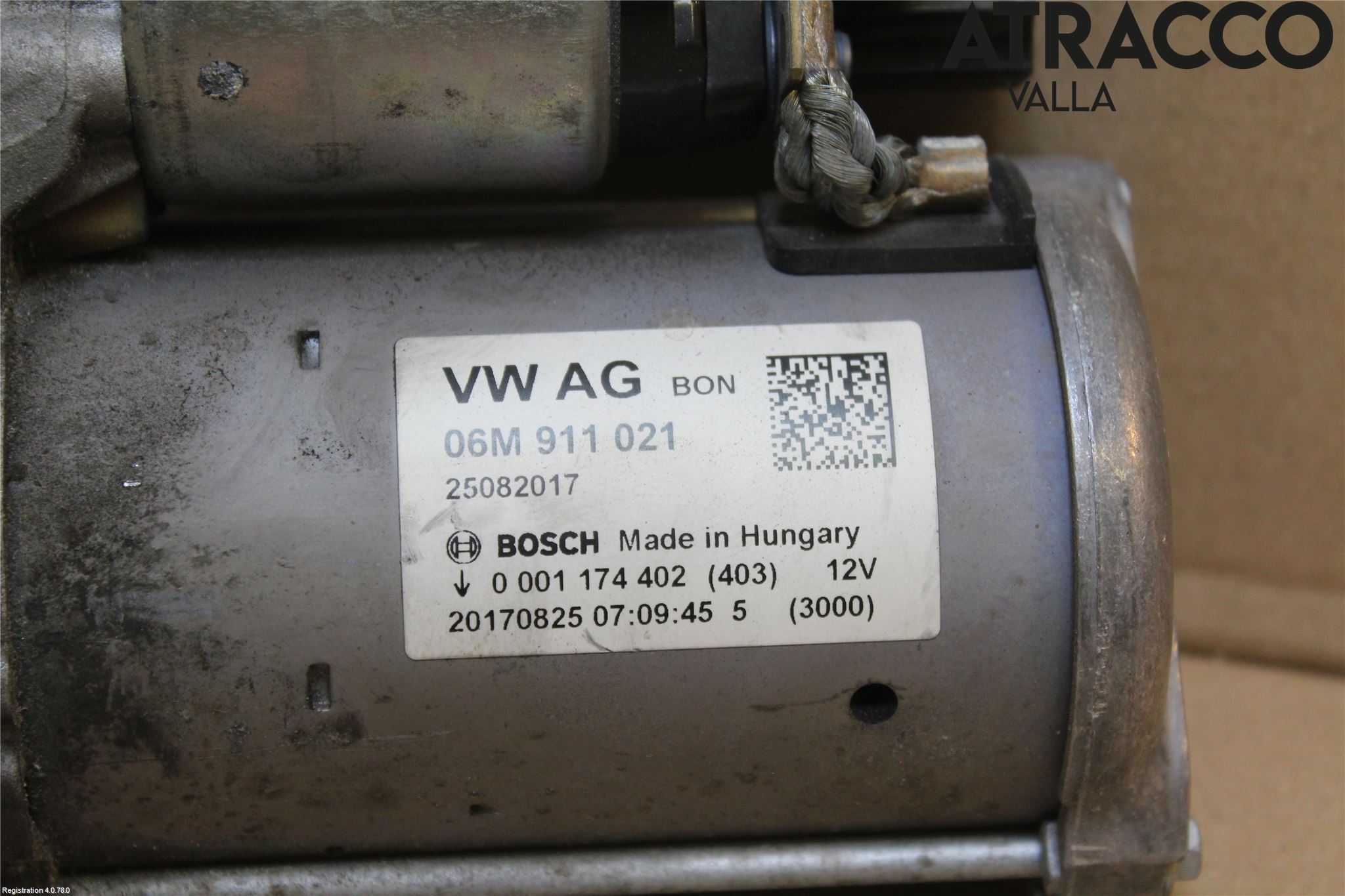 Audi A4/S4 B9 16-19 Startmotor