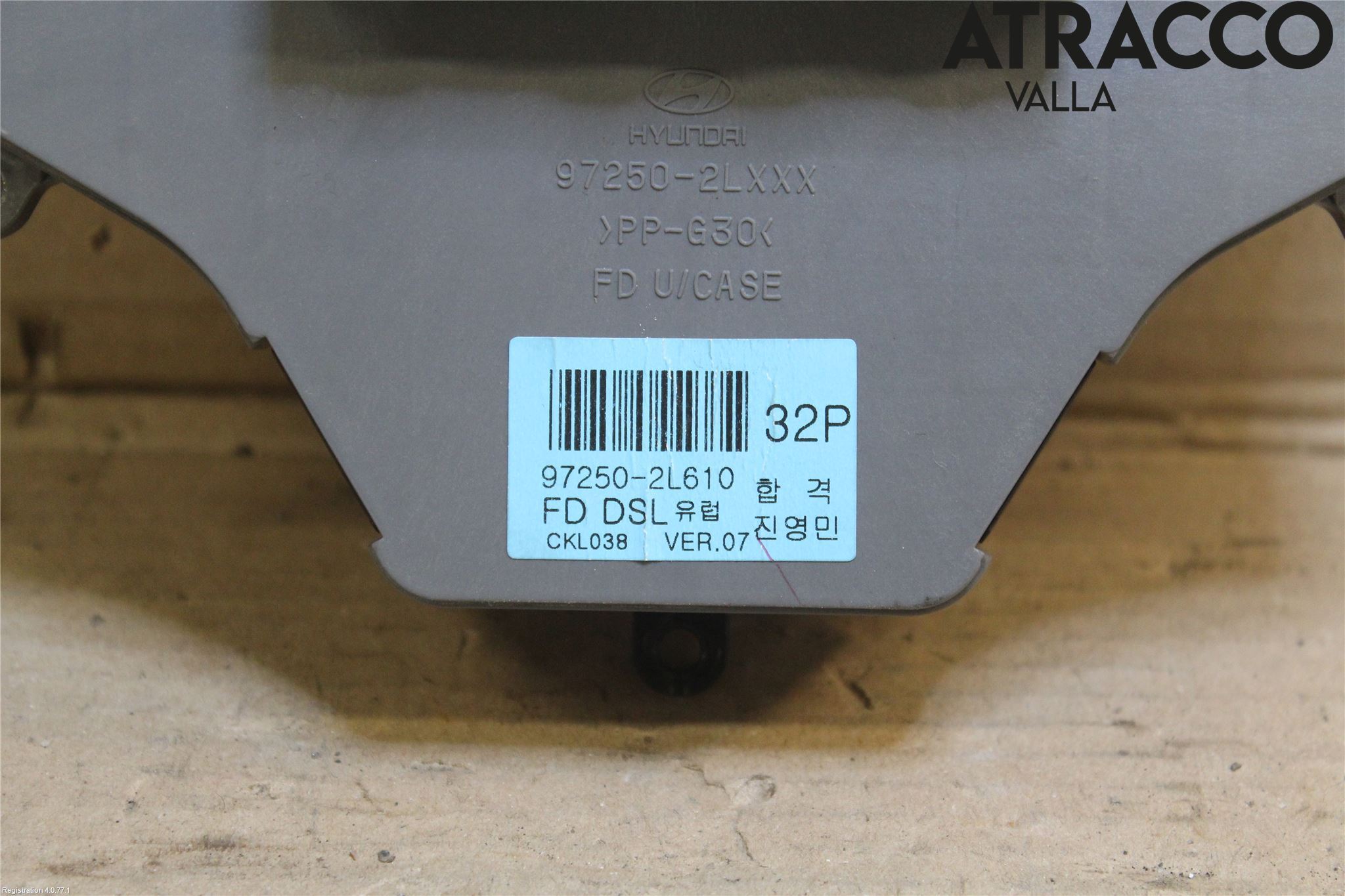 Hyundai i30 FD 07-12 Varme Ac Betjening-Display