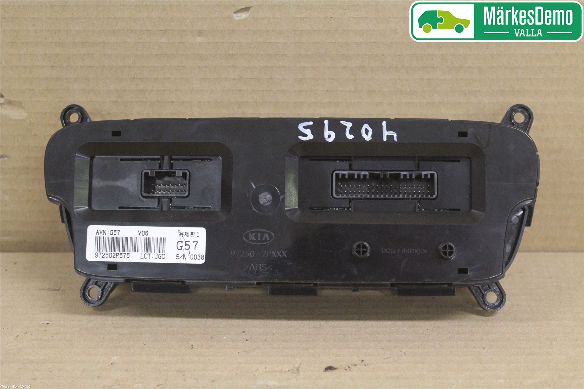 Kia SORENTO 10-14 Varmeapparat Panel(Regulering)