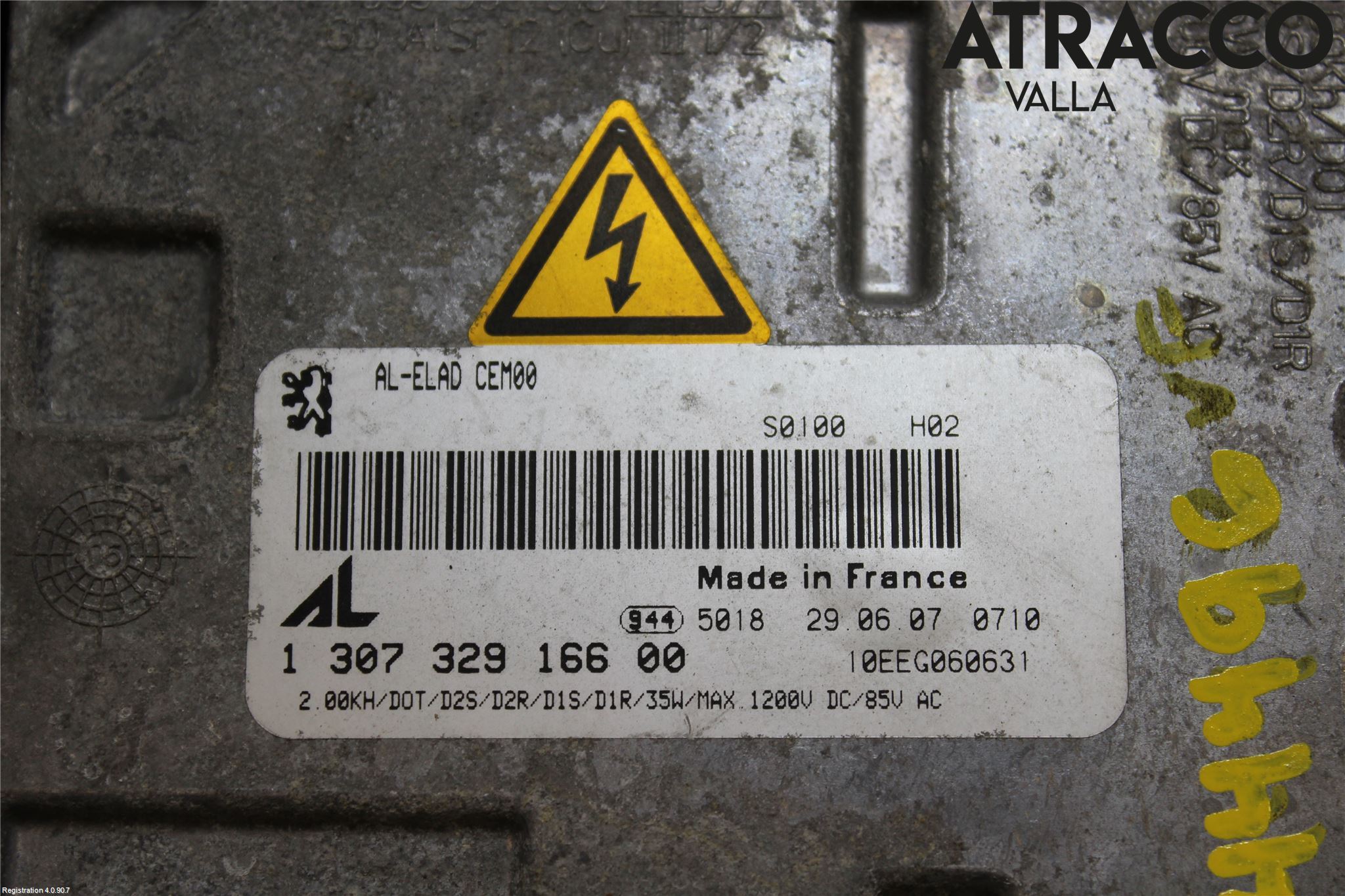 Peugeot 308 08-13 Styreenhet Xenon