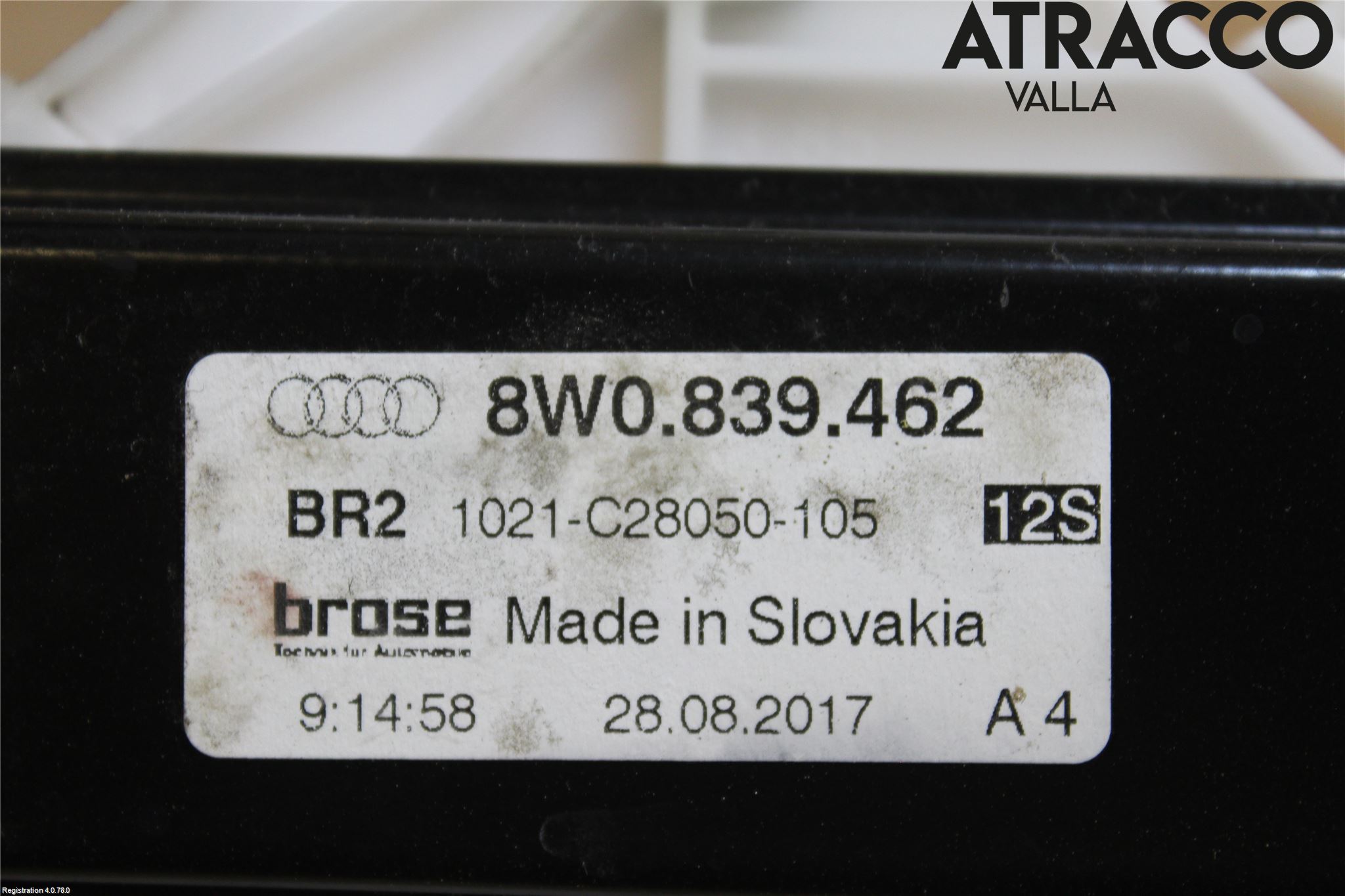 Audi A4/S4 B9 16-19 Vindusheis El Komp