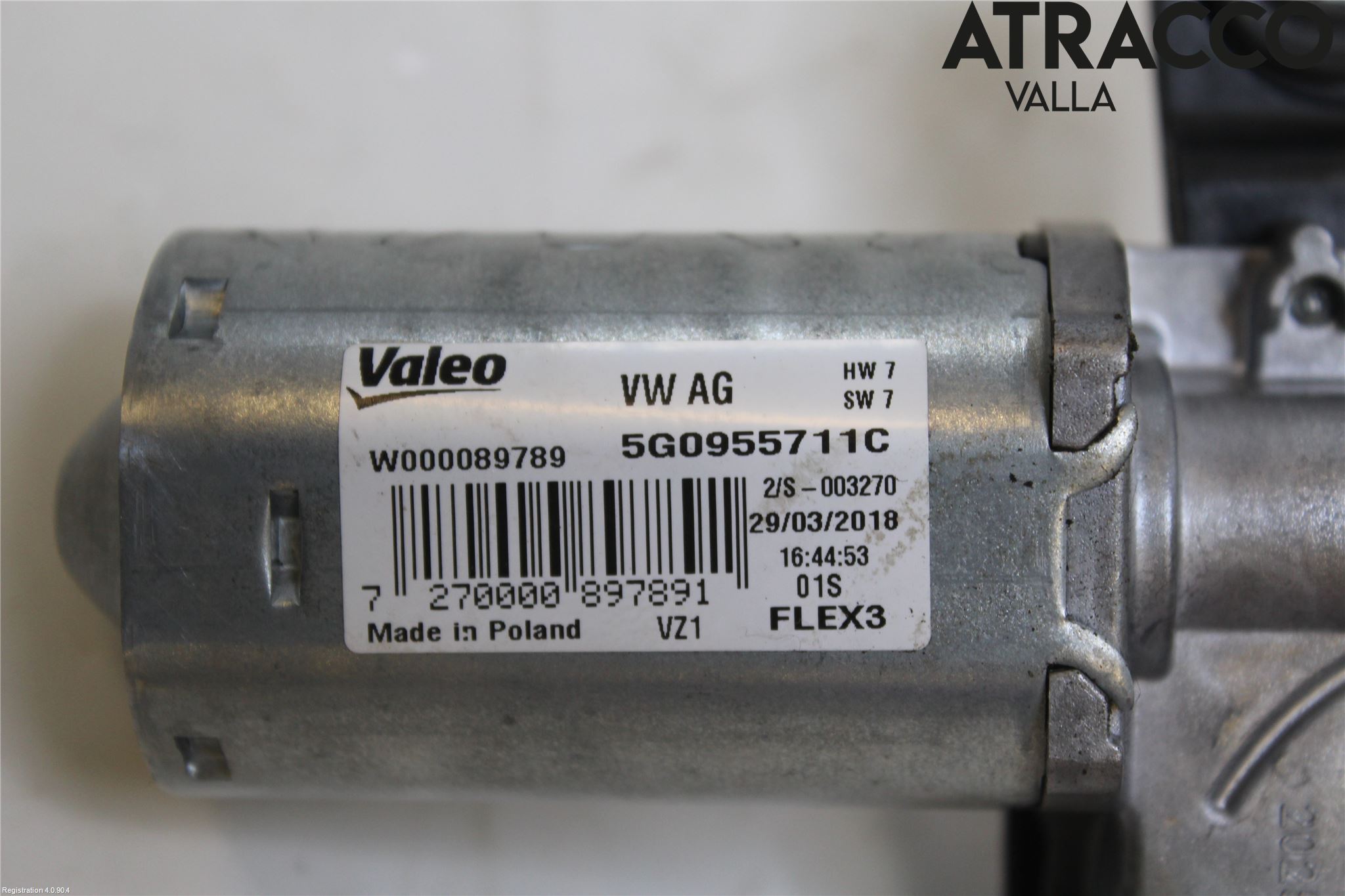Volkswagen VW GOLF / E-GOLF VII 13-20 Viskermotor Bakluke