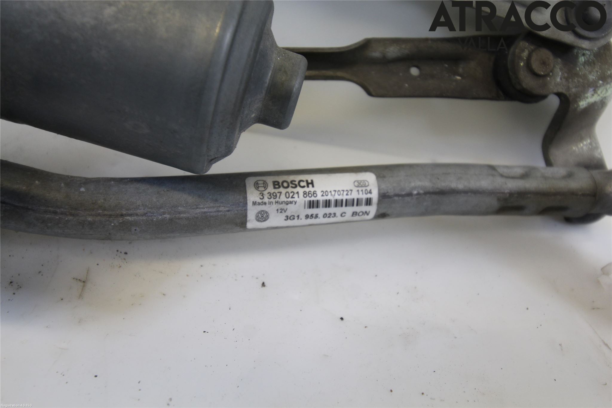 Volkswagen VW PASSAT 15-19 Viskeroverføring Frontrute