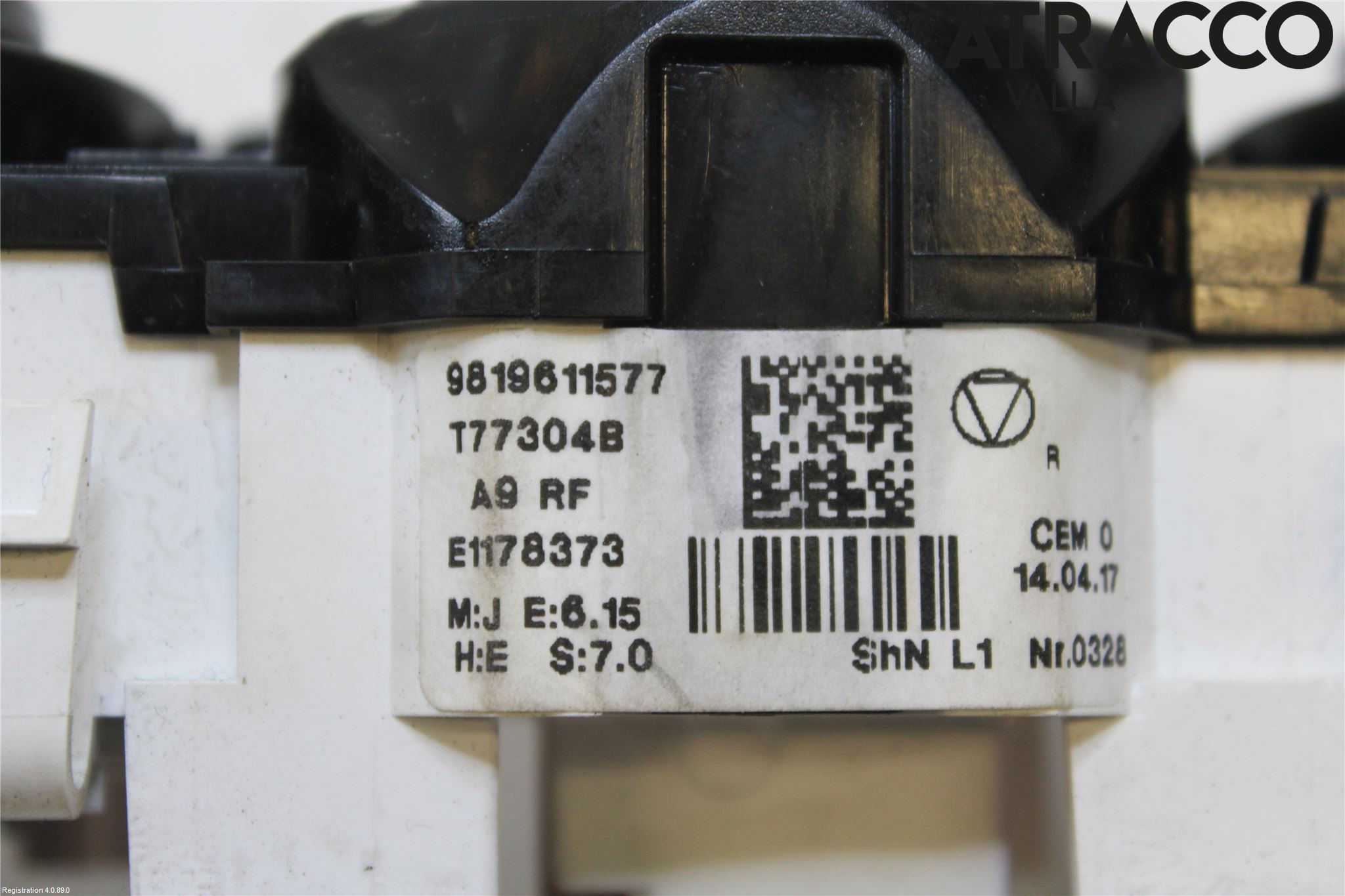 Peugeot PEUGOT 208 16-19 Varme Ac Betjening-Display