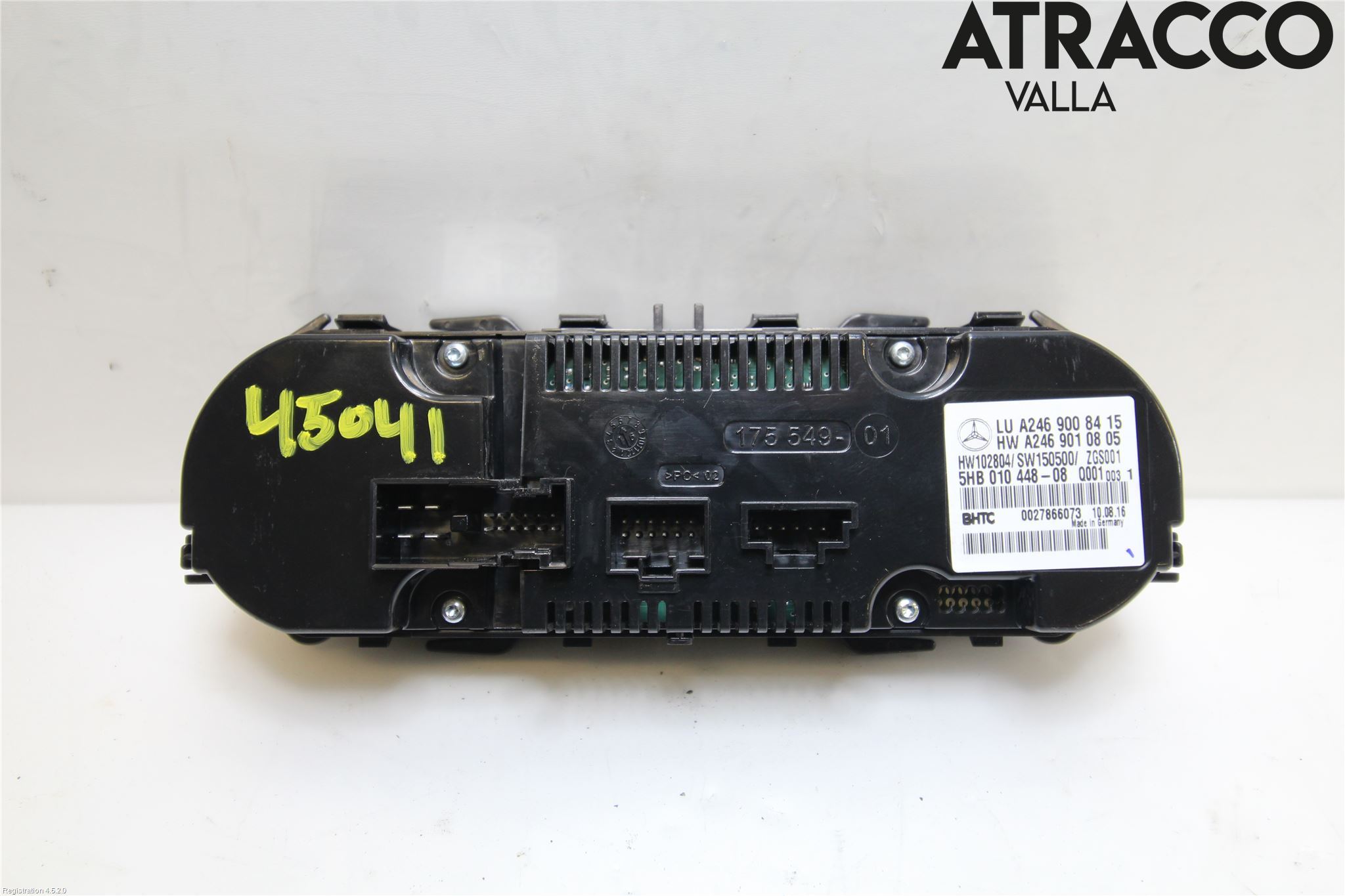 Mercedes-Benz MB CLA-KLASS (C117/X117) 13-19 Varme Ac Betjening-Display