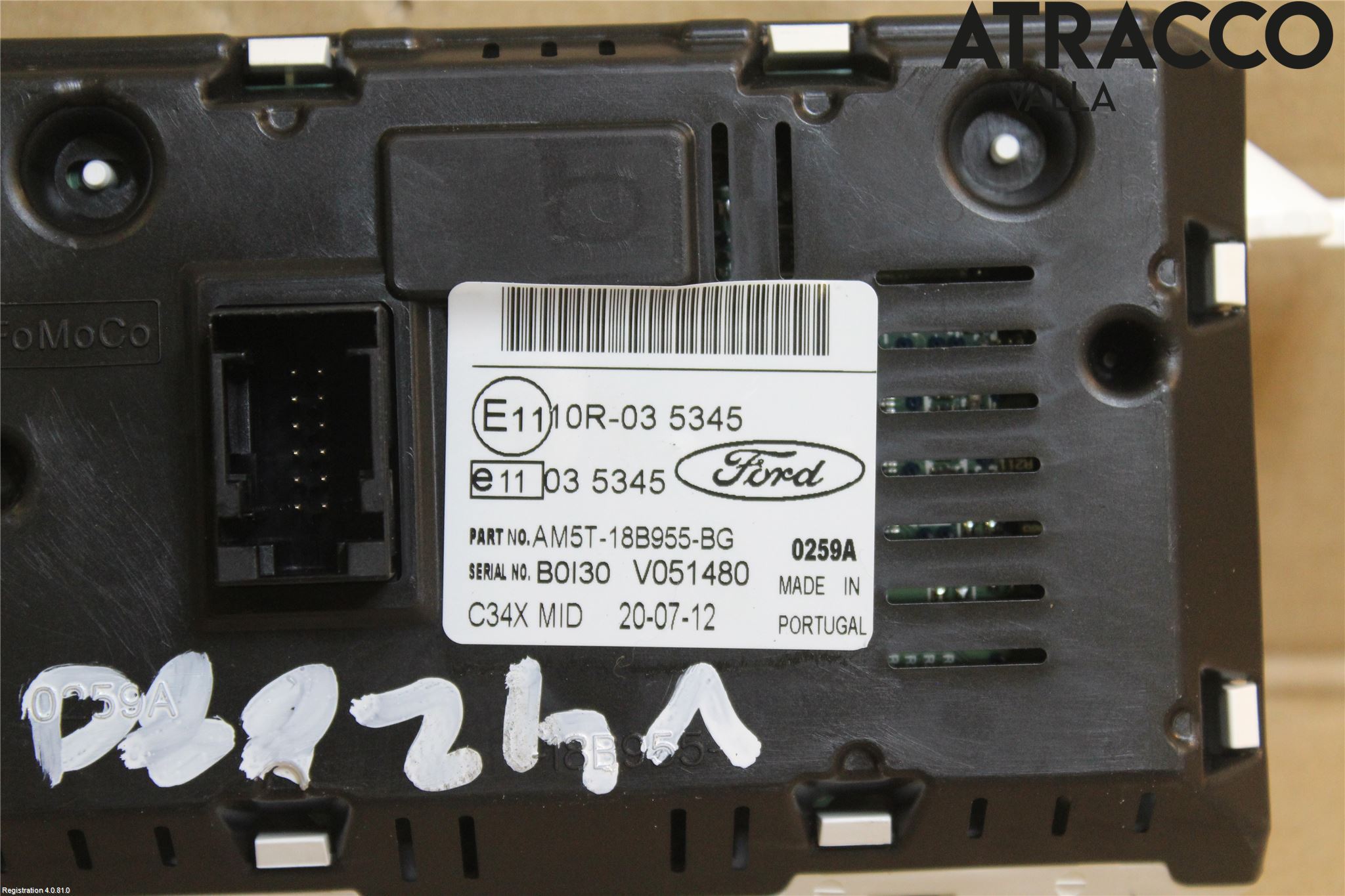 Ford C-MAX II  11-14 Instr Varselys - Display