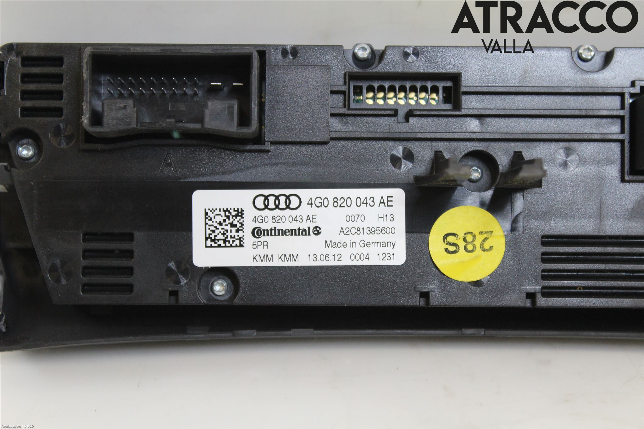 Audi A6/S6 4G 11-18 Varme Ac Betjening-Display