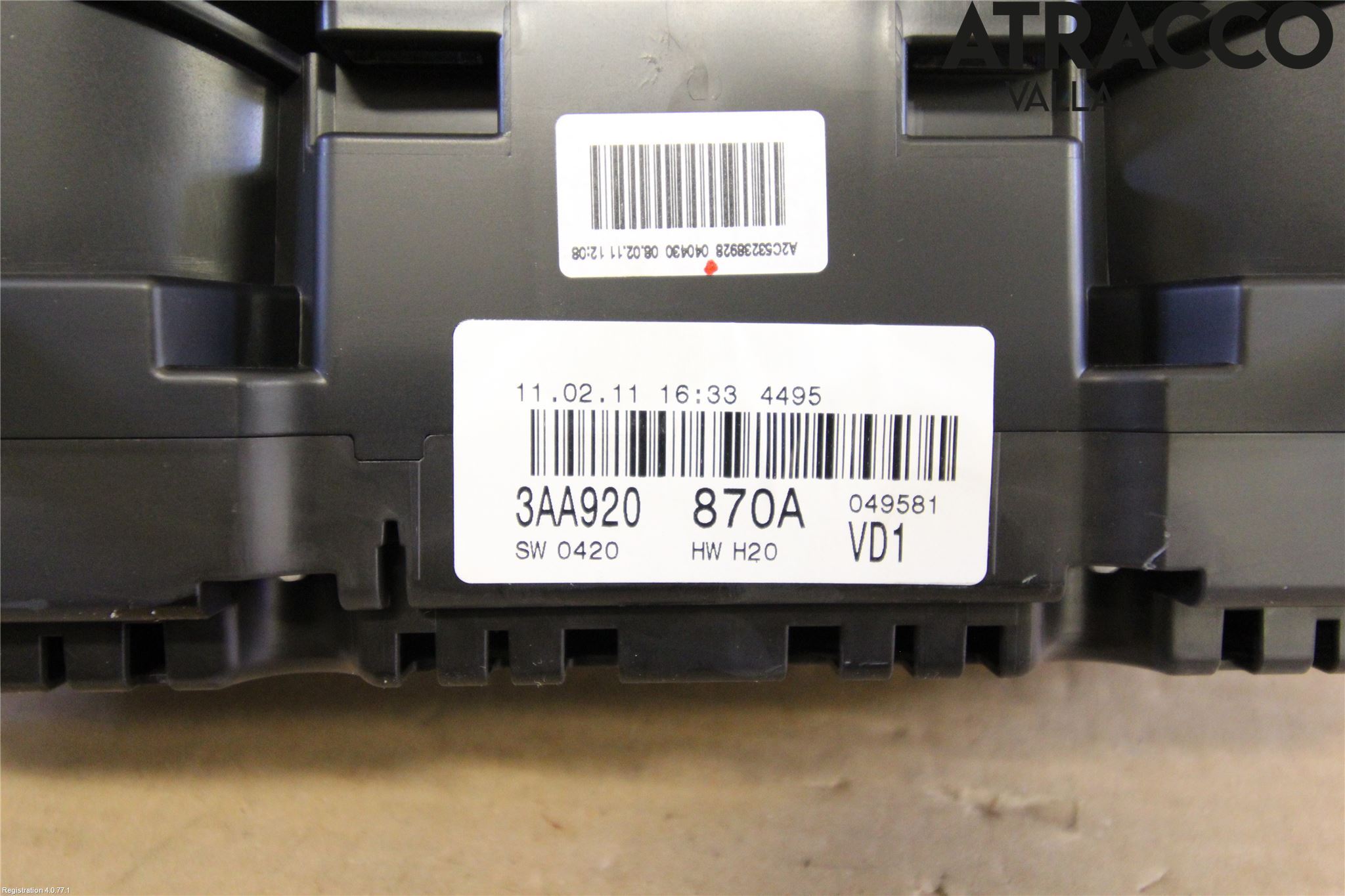 Volkswagen VW PASSAT 11-14 Instr Kombinert