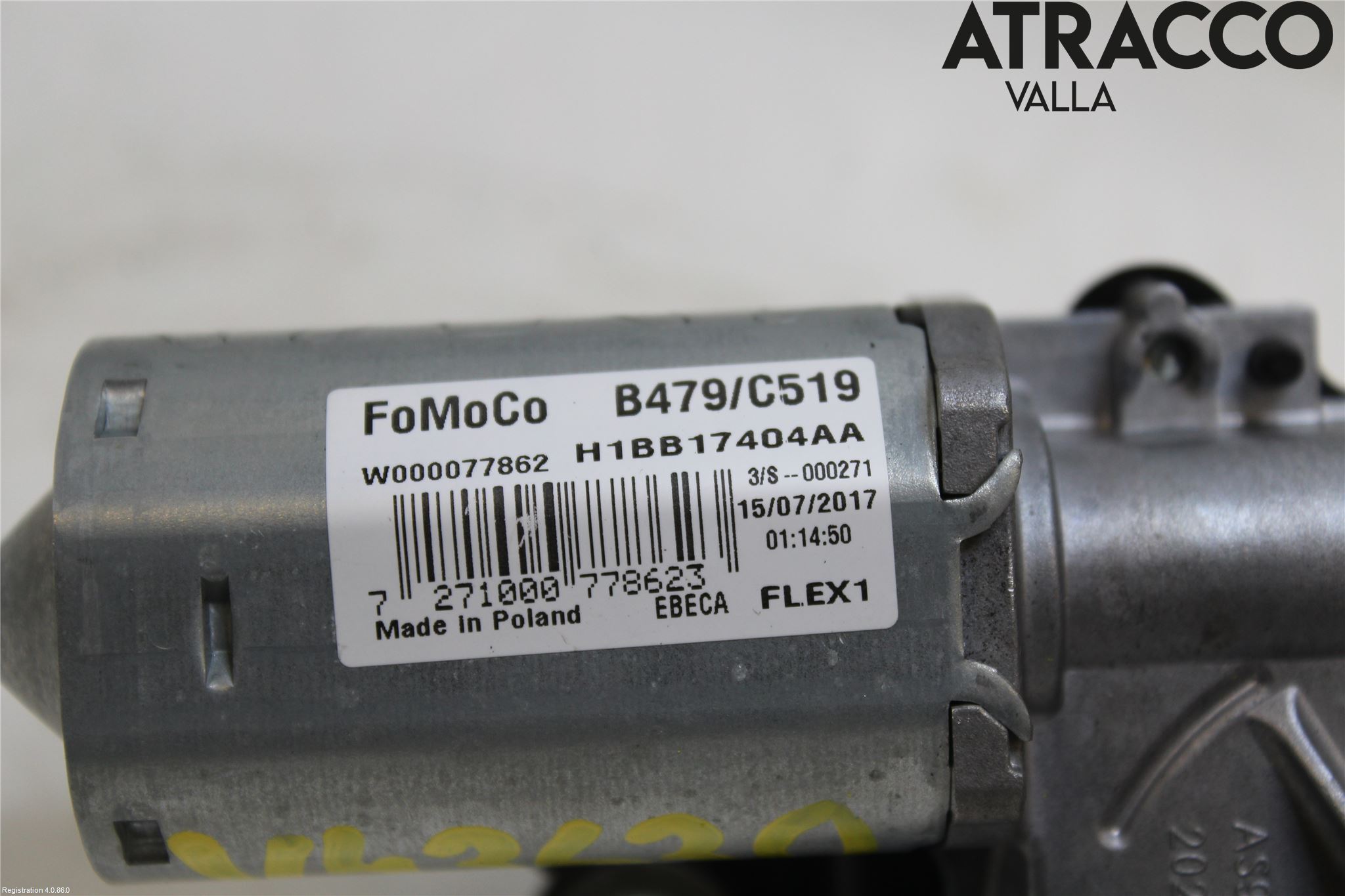 Ford FIESTA (VII) 18-23 Viskermotor Bakluke