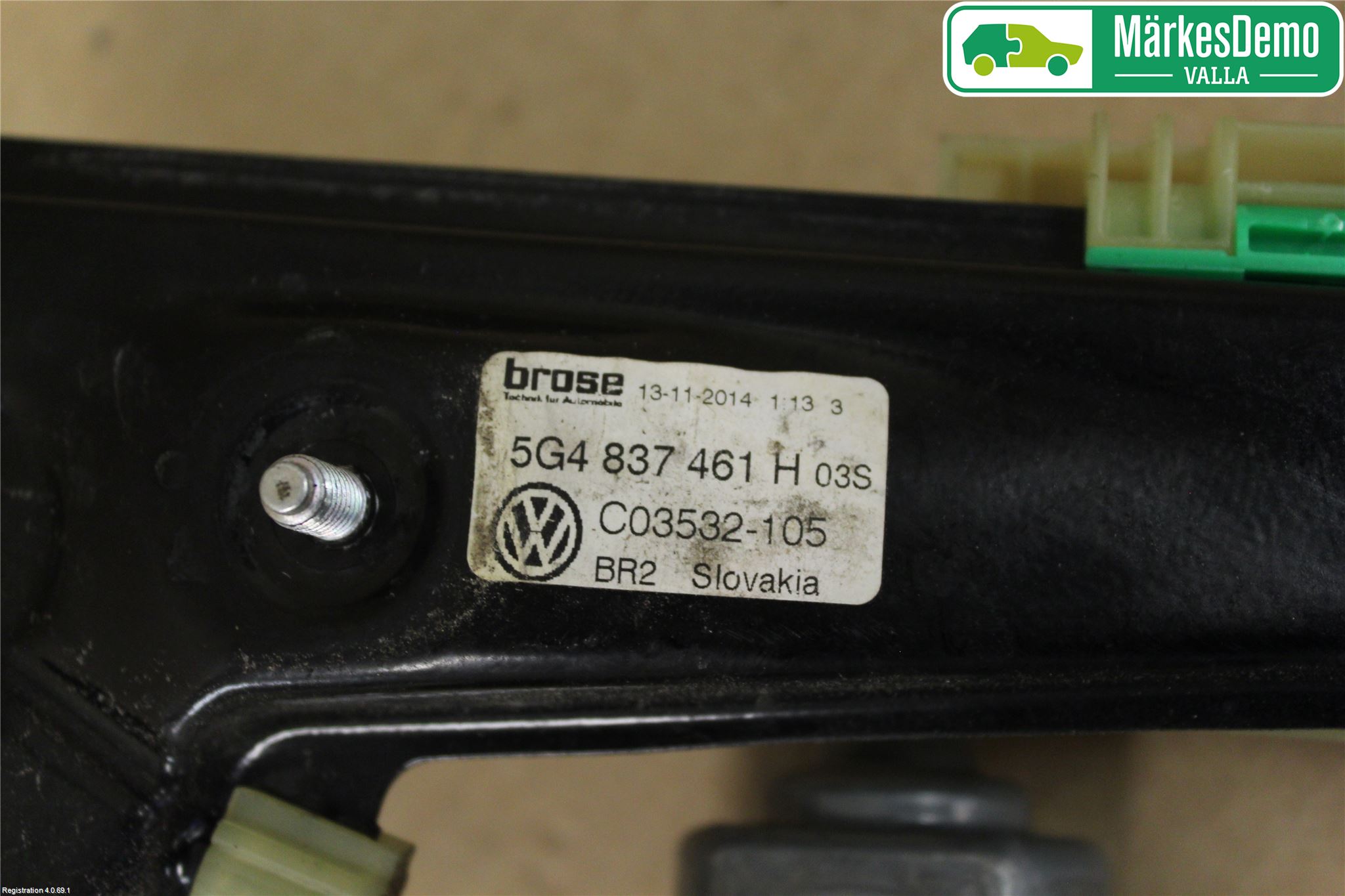 Volkswagen VW GOLF / E-GOLF VII 13-20 Vindusheis El Komp