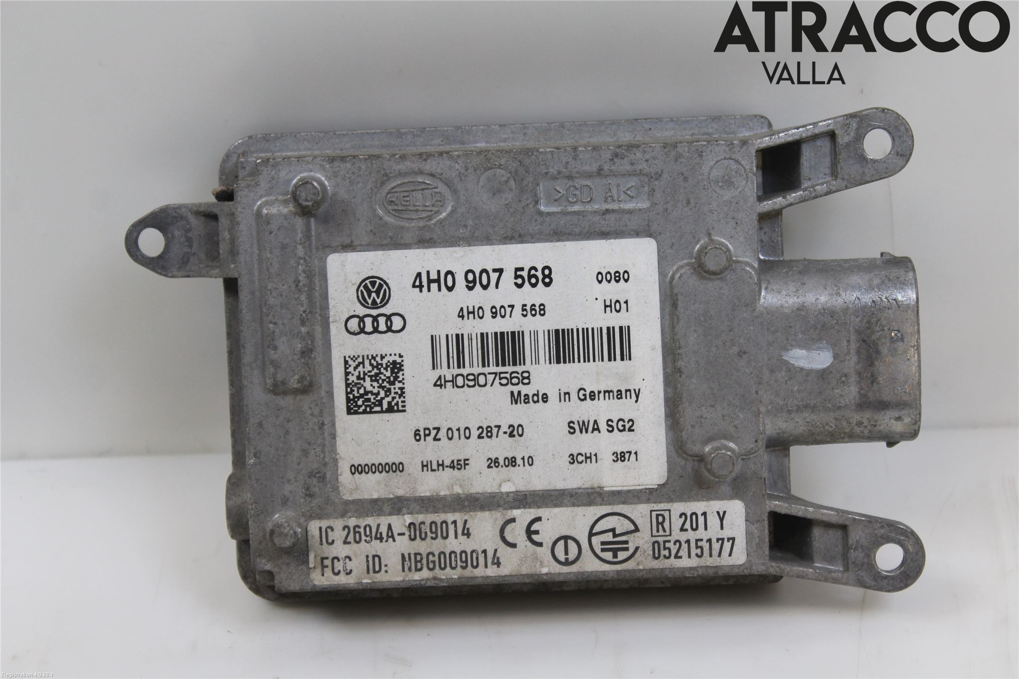 Audi A8/S8 4H 10-17 Sensor Kollisjonsbeskyttelse