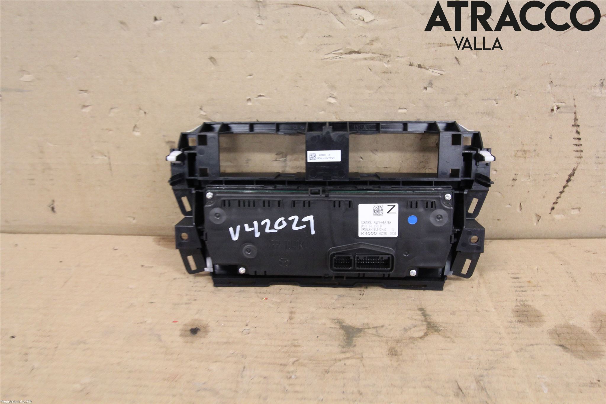 Mazda 3 III 14-19 Varme Ac Betjening-Display