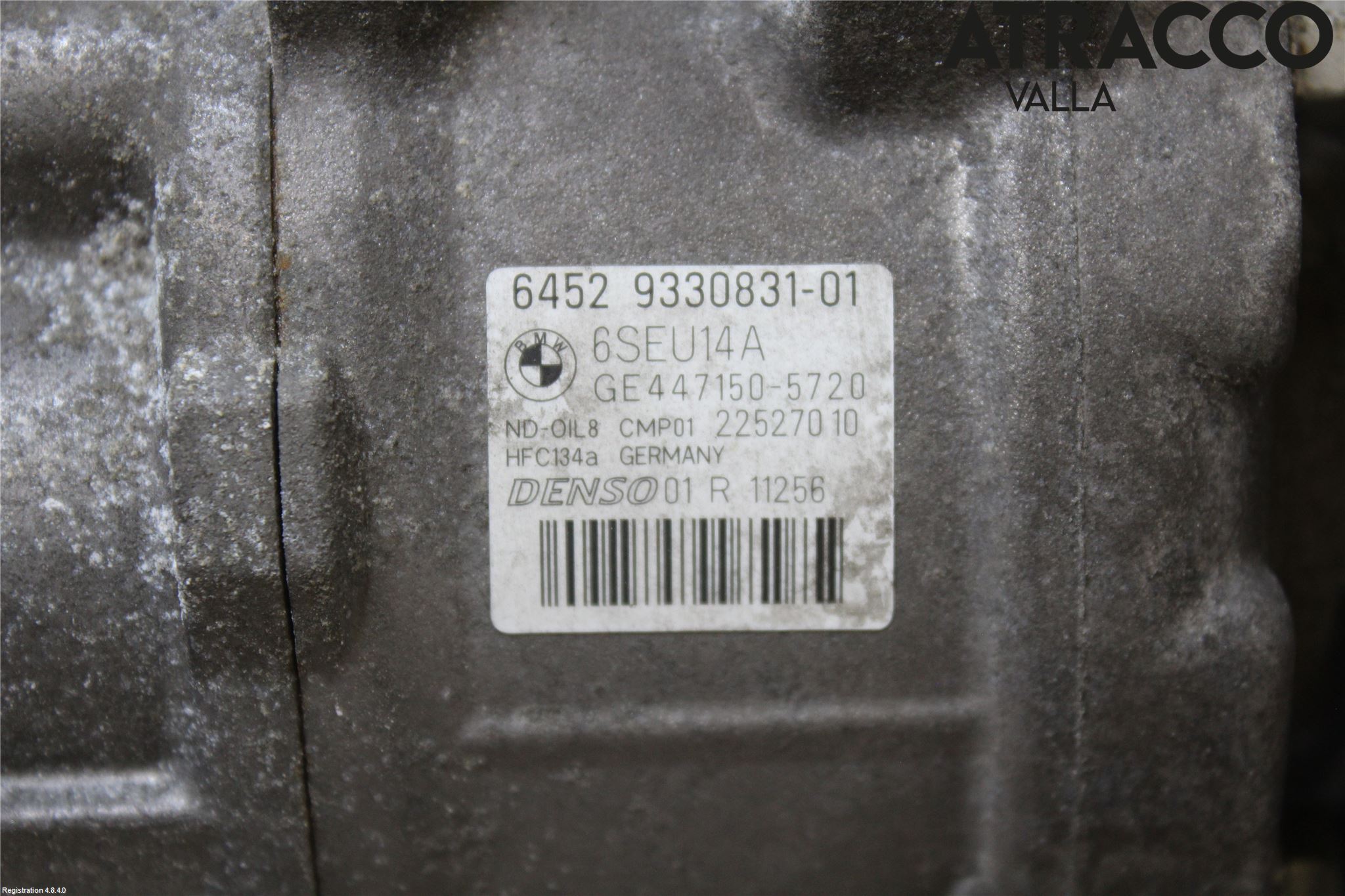 BMW 3 GT F34 13-19 Varme Ac Kompressor