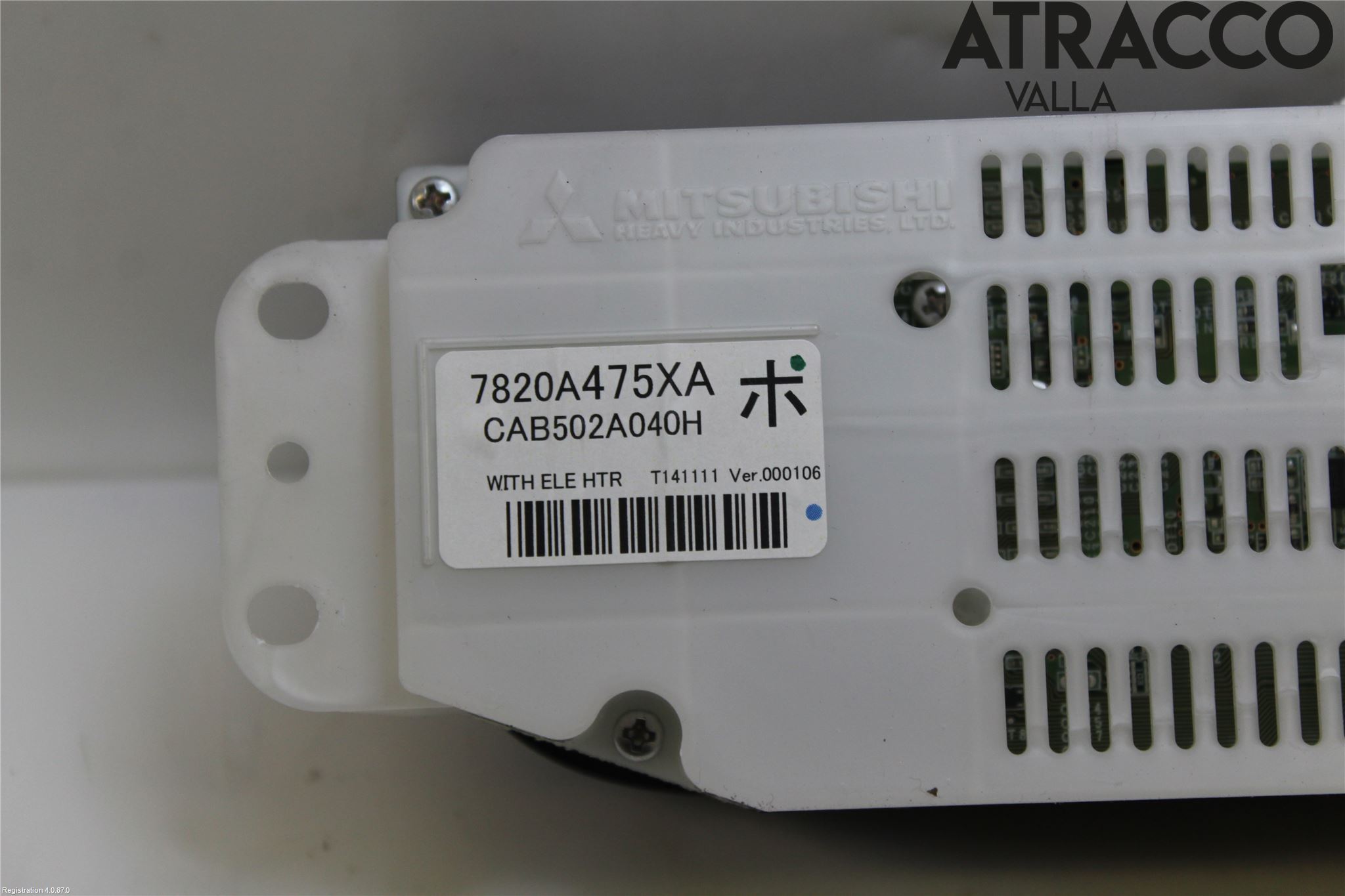 Mitsubishi OUTLANDER 13-21 Varme Ac Betjening-Display