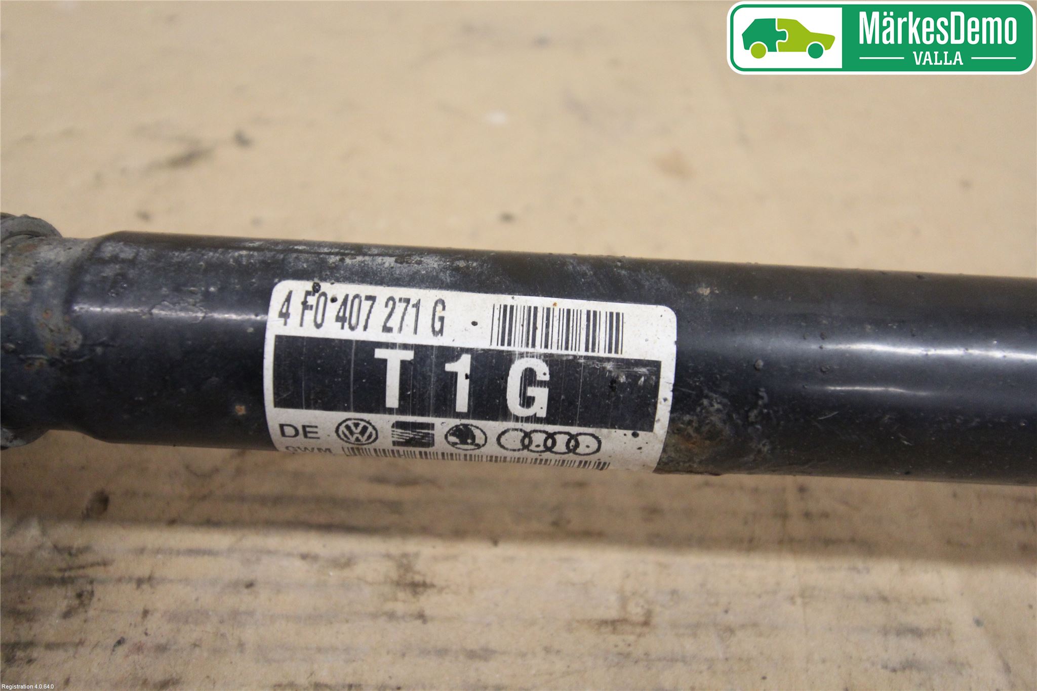 Audi A6/S6     05-11 Drivaksel Foran Kompl Venstre