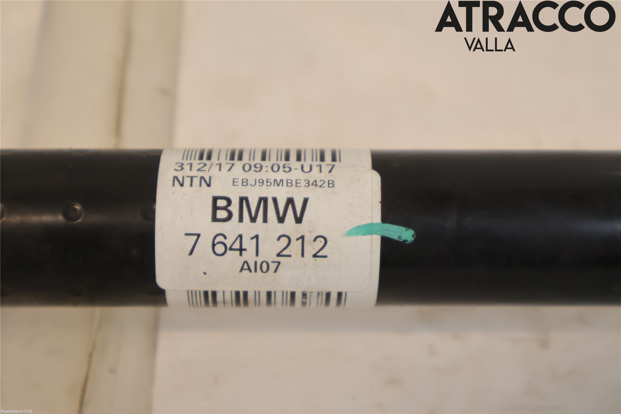 BMW i3 I01 13-22 Drivaksel Bak Kompl Høyre