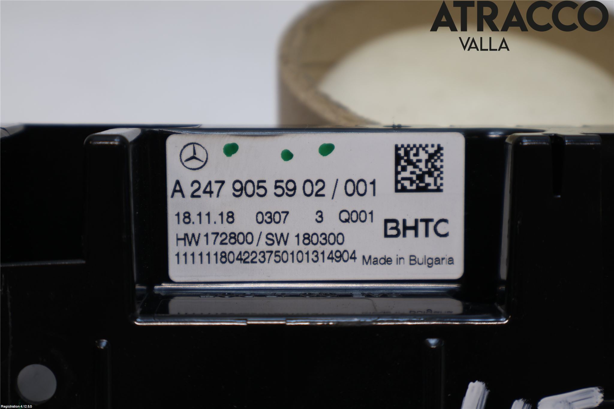 Mercedes-Benz MB A-KLASS (W177) 18- Varme Ac Betjening-Display
