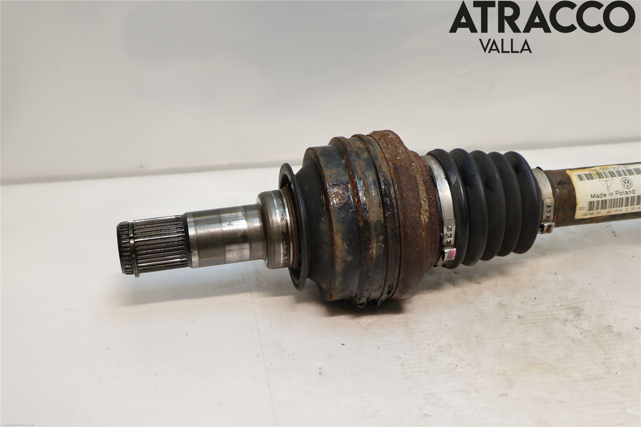 Volkswagen VW TOUAREG 7P 11-18 Drivaksel Bak Kompl  V = H
