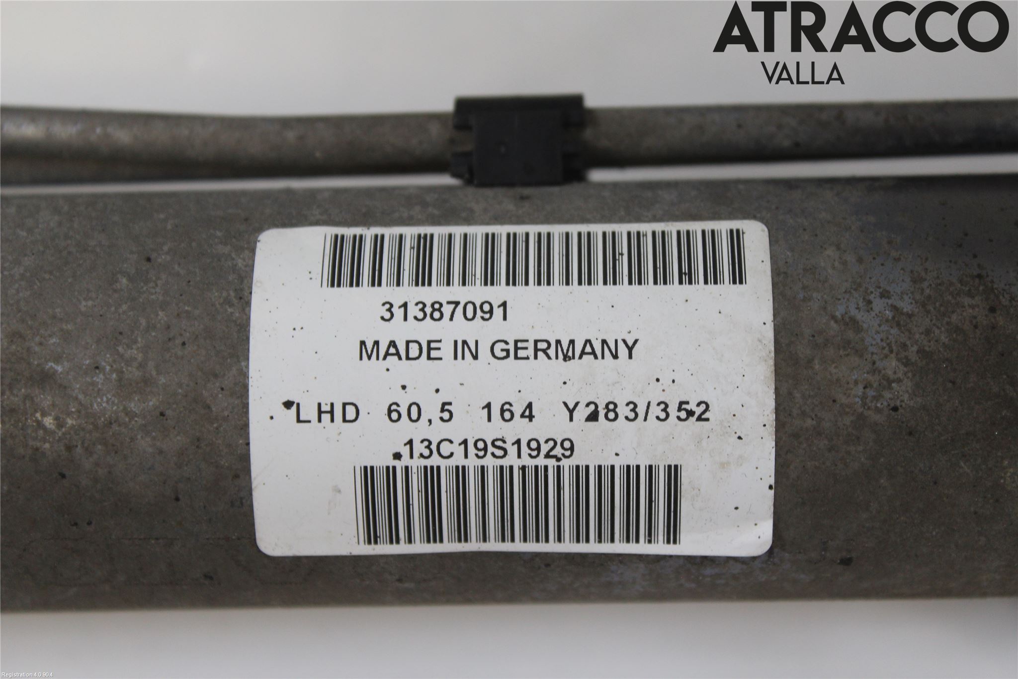 Volvo V60 11-13 Servo Snekke - Tannstang