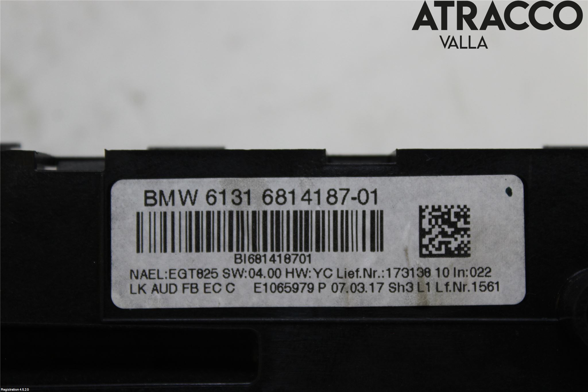BMW 3 F30/F31/F80 12-19 Stereo Radio Med Cd