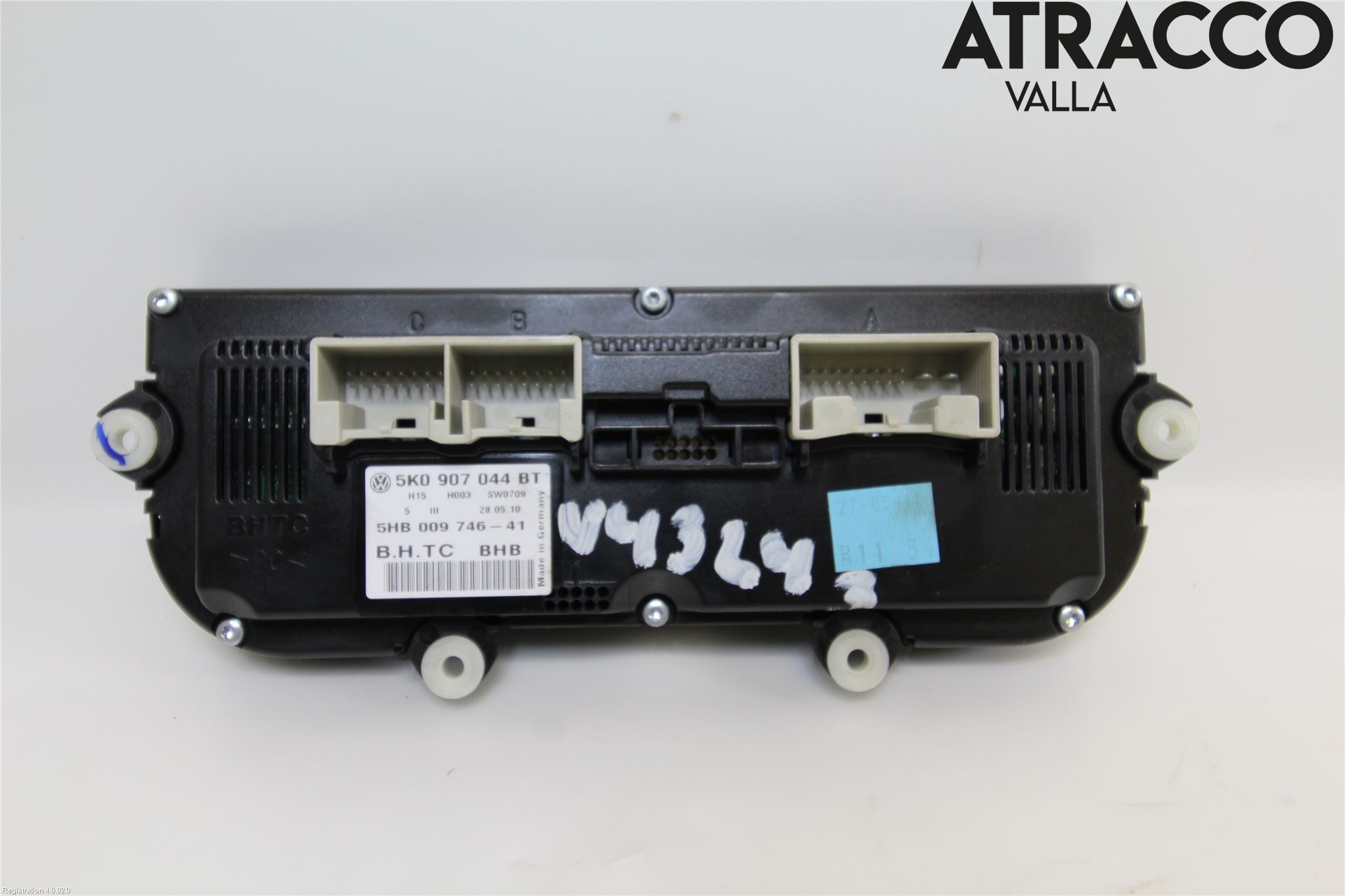 Volkswagen VW GOLF VI 09-13 Varme Ac Betjening-Display