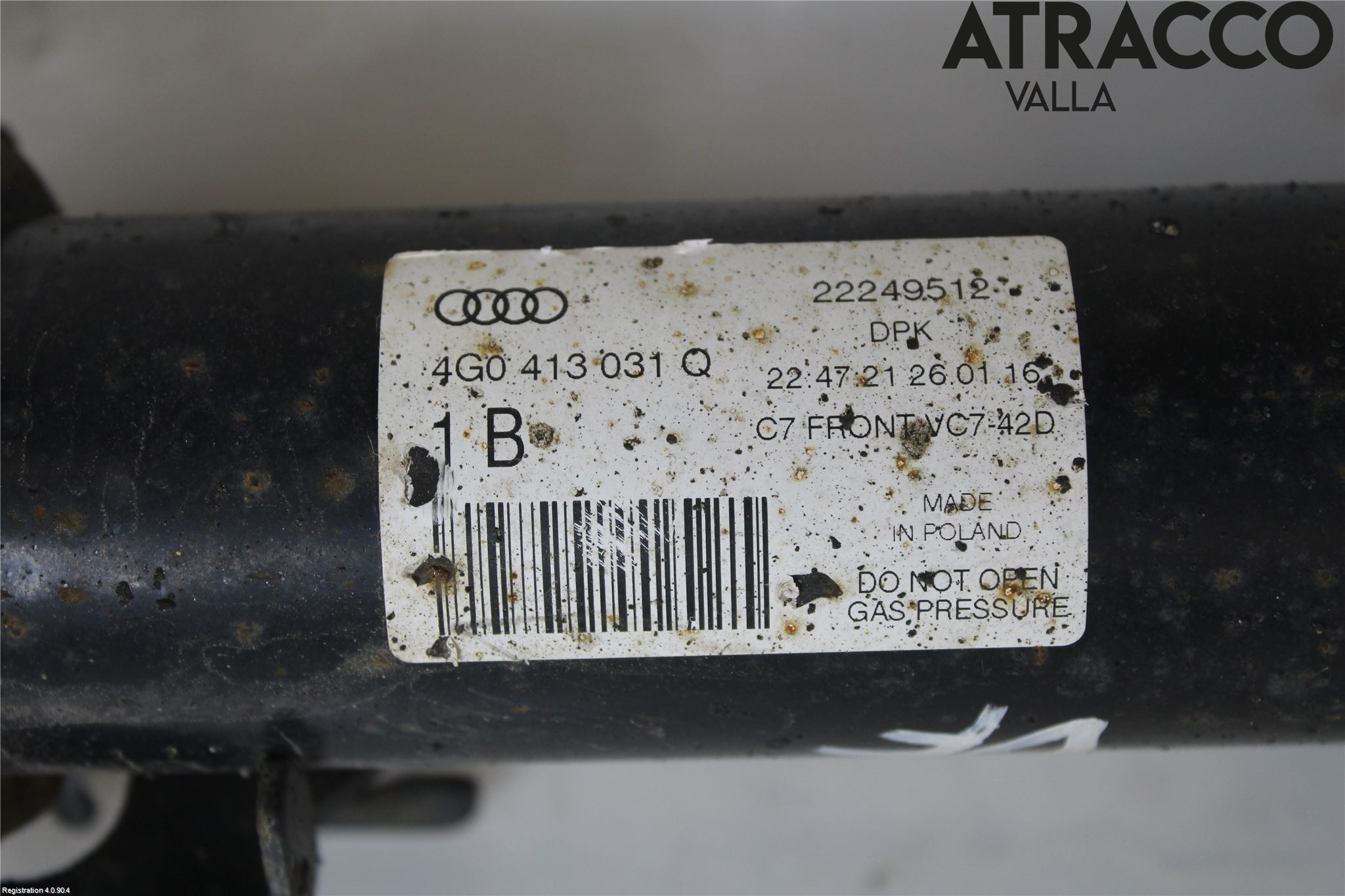 Audi A6/S6 4G 11-18 Fjærbein Foran Venstre