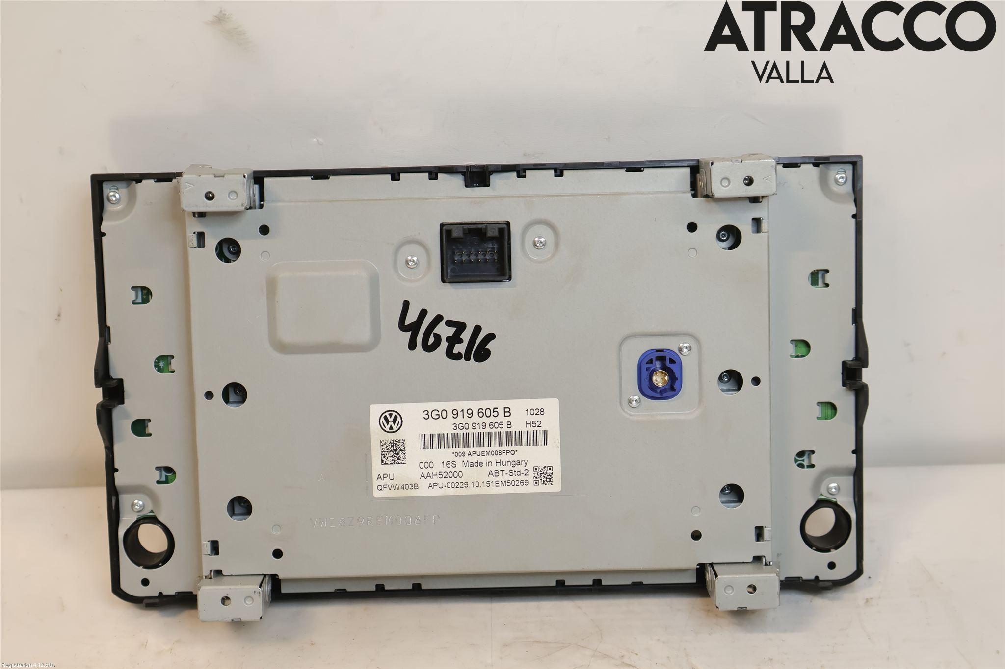 Volkswagen VW PASSAT 15-19 Stereo Radio Med Cd