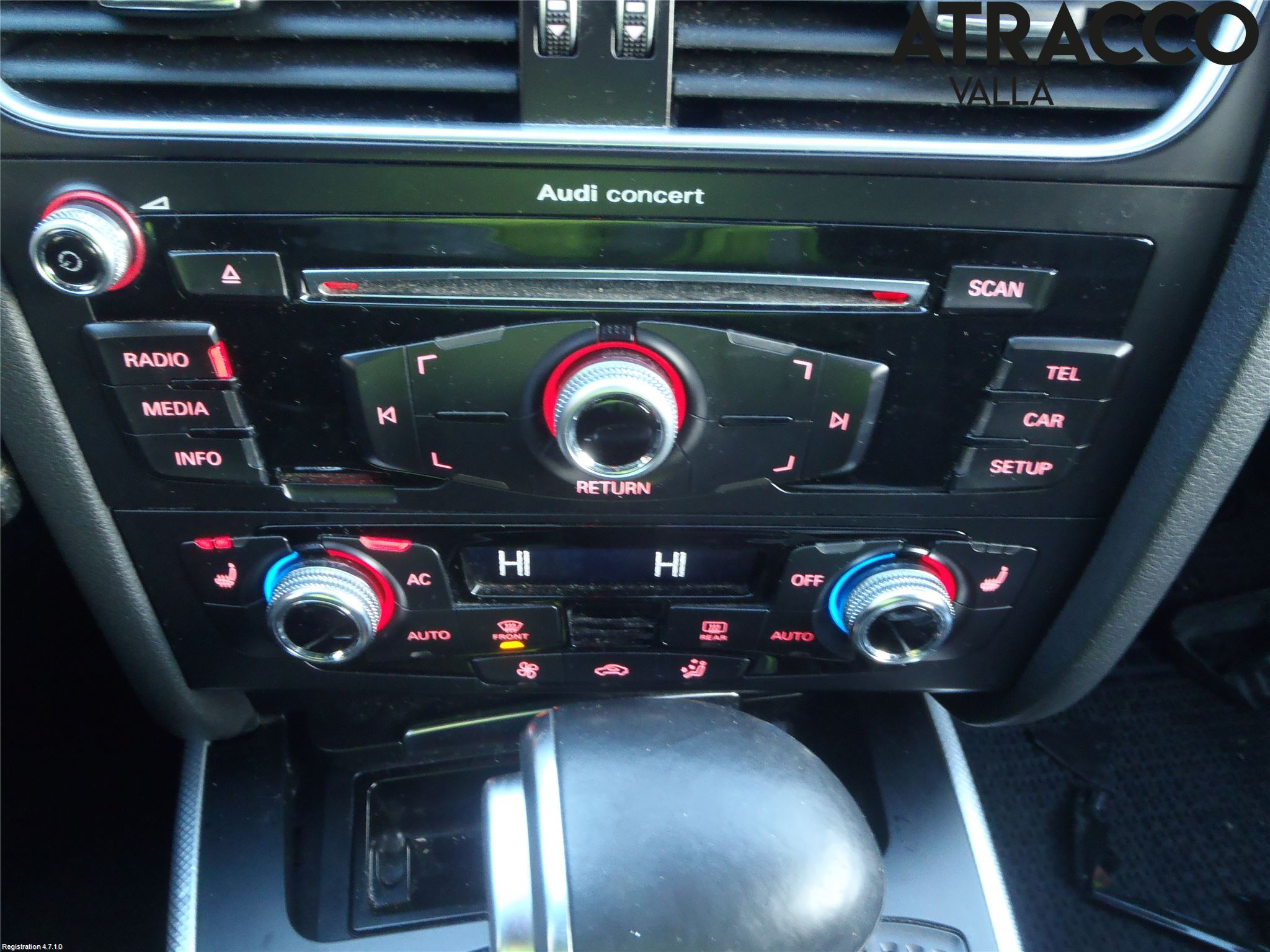 Audi A4 12-15 Varme Ac Betjening-Display