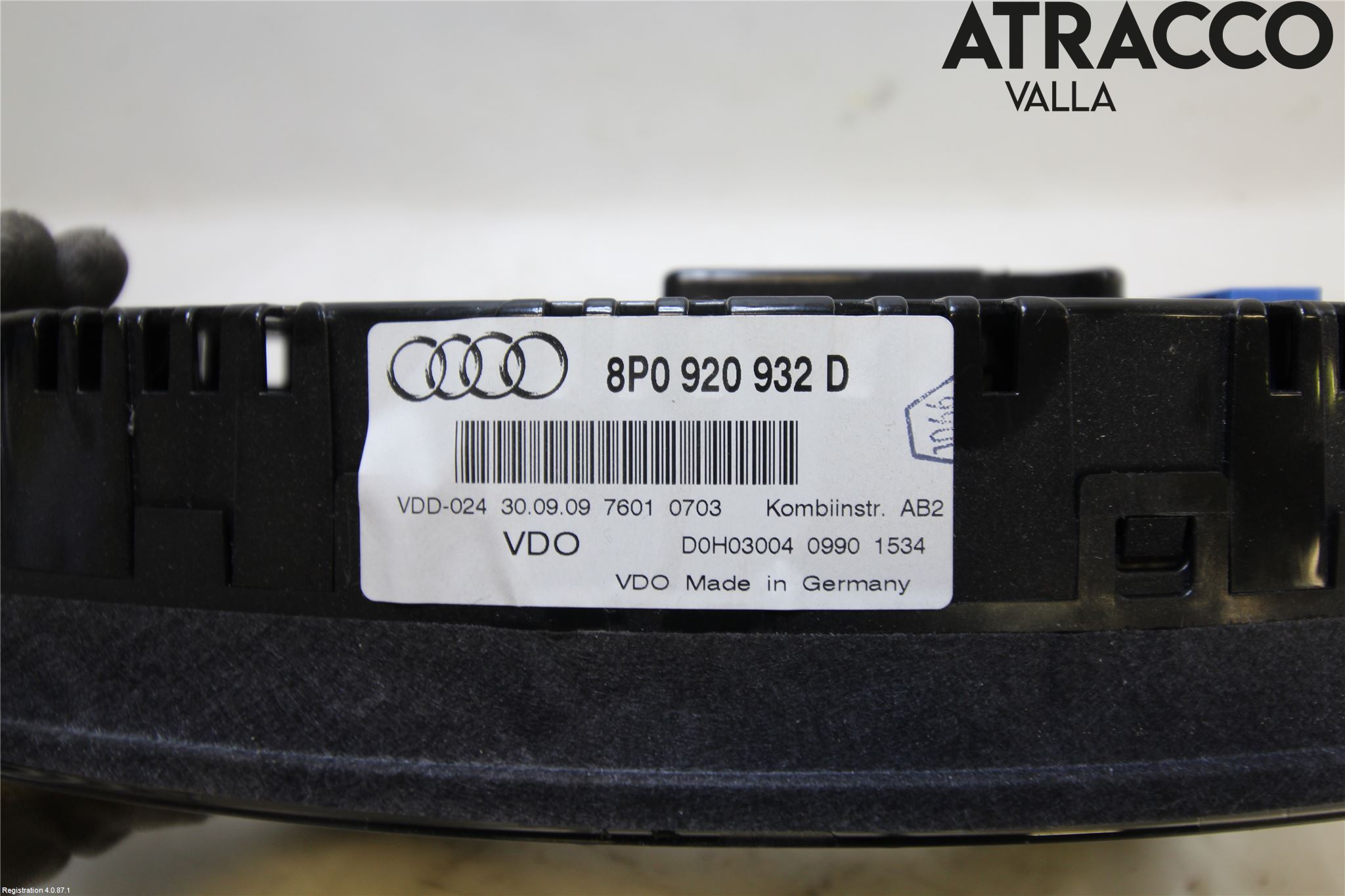 Audi A3/S3 05-13 Instr Kombinert